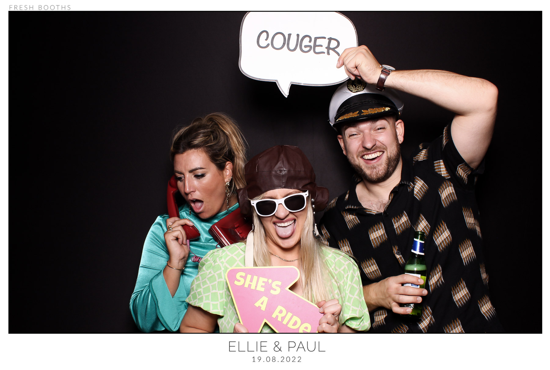 Ellie & Paul - classic Open Booth | View more photos from the event at gallery.freshbooths.com/u/FreshBooths/Ellie-Paul-classic-Open-Booth