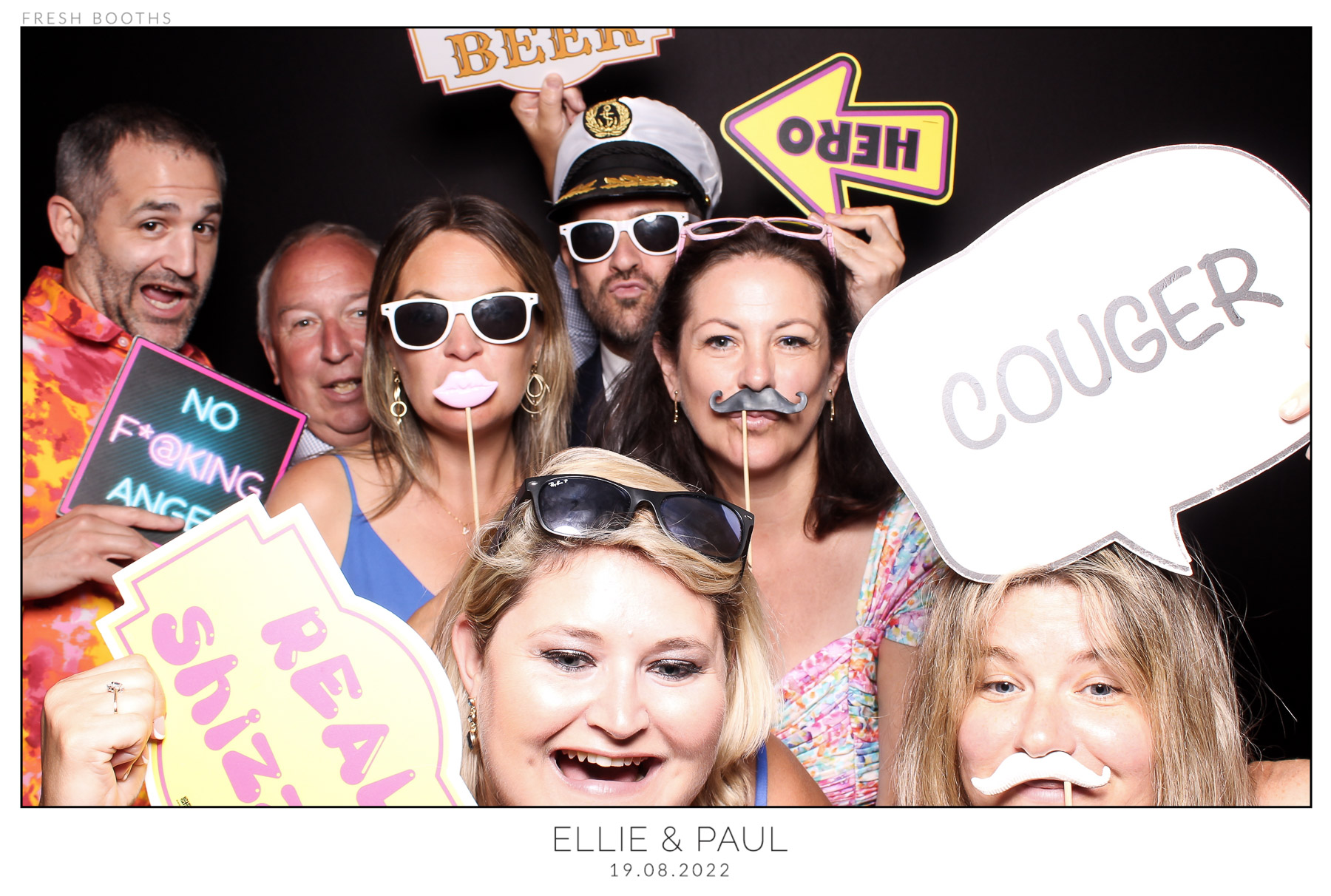 Ellie & Paul - classic Open Booth | View more photos from the event at gallery.freshbooths.com/u/FreshBooths/Ellie-Paul-classic-Open-Booth