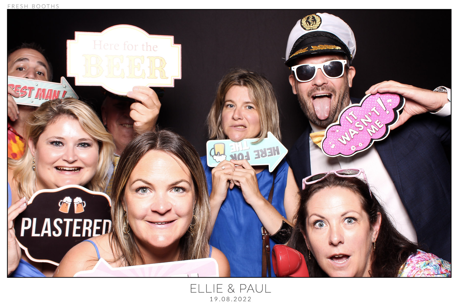 Ellie & Paul - classic Open Booth | View more photos from the event at gallery.freshbooths.com/u/FreshBooths/Ellie-Paul-classic-Open-Booth