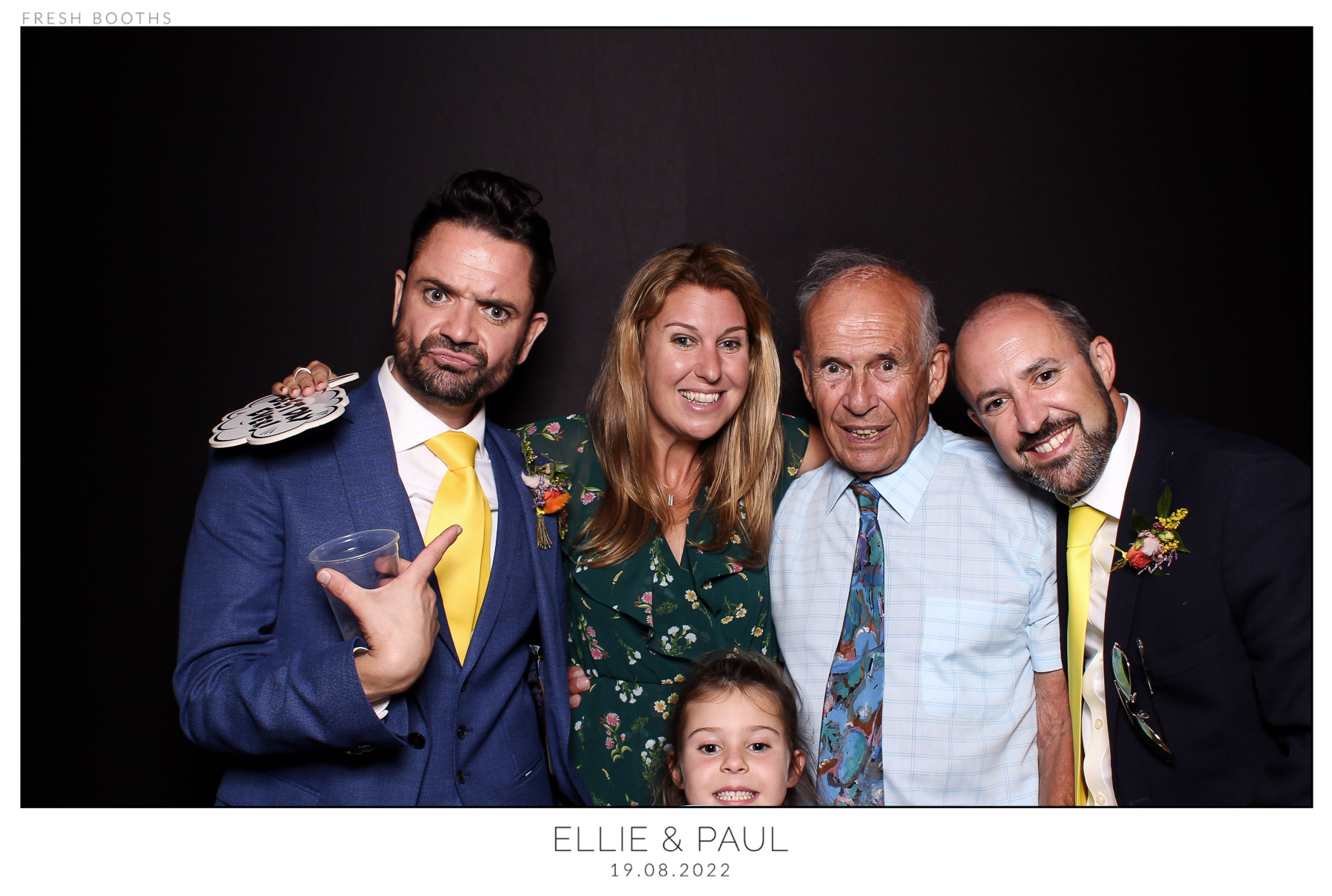 Ellie & Paul - classic Open Booth | View more photos from the event at gallery.freshbooths.com/u/FreshBooths/Ellie-Paul-classic-Open-Booth