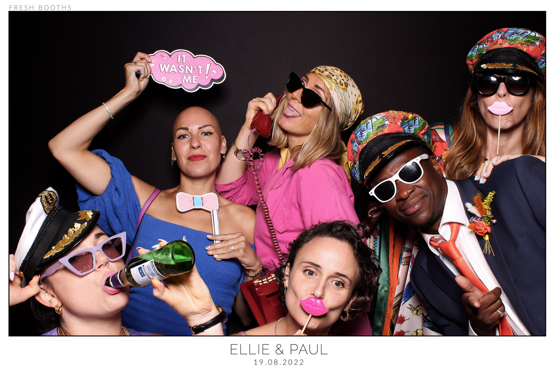 Ellie & Paul - classic Open Booth | View more photos from the event at gallery.freshbooths.com/u/FreshBooths/Ellie-Paul-classic-Open-Booth