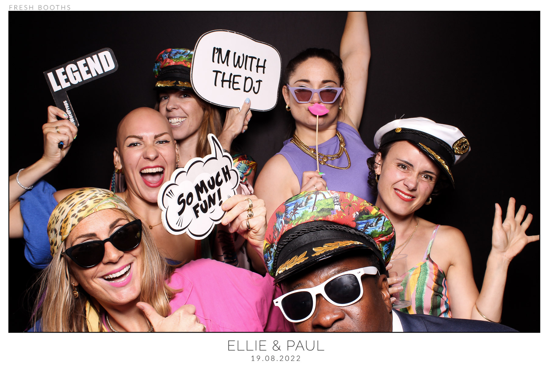 Ellie & Paul - classic Open Booth | View more photos from the event at gallery.freshbooths.com/u/FreshBooths/Ellie-Paul-classic-Open-Booth