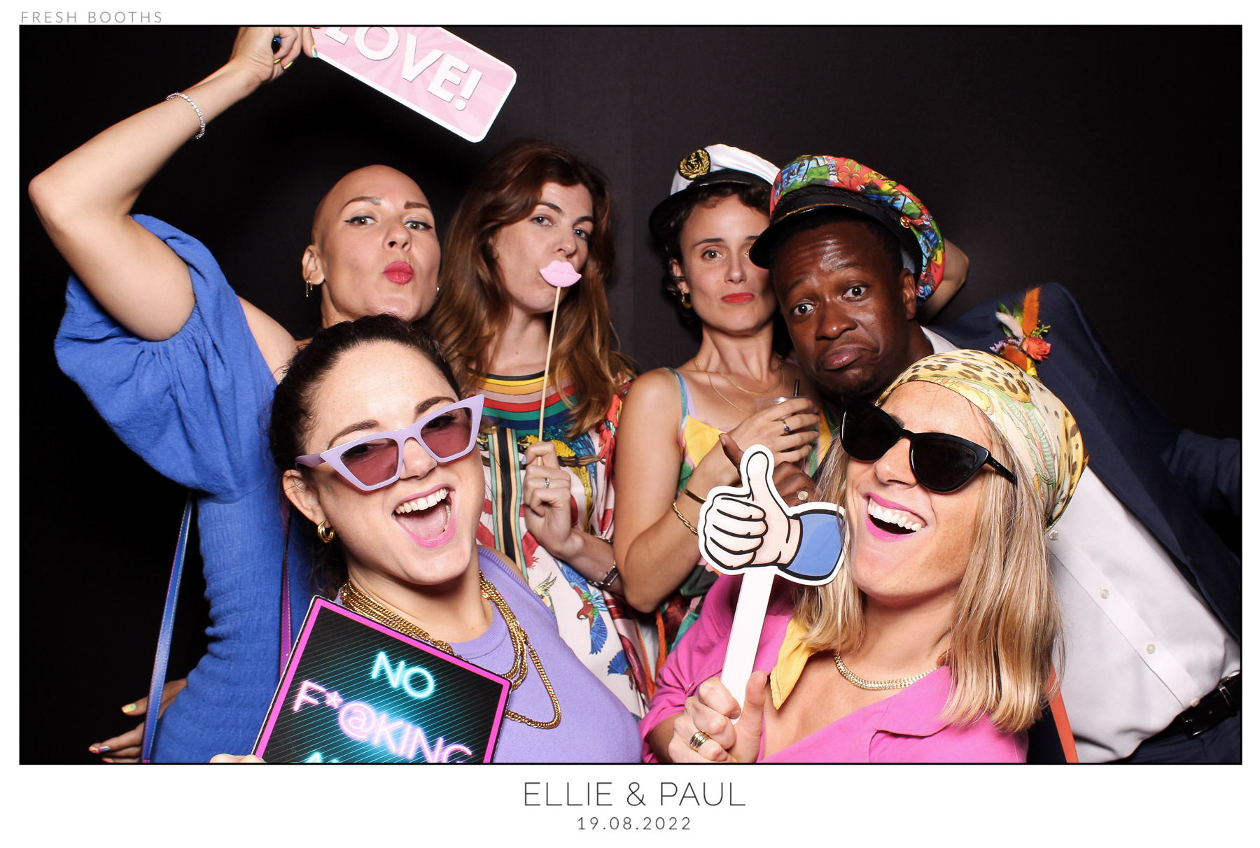 Ellie & Paul - classic Open Booth | View more photos from the event at gallery.freshbooths.com/u/FreshBooths/Ellie-Paul-classic-Open-Booth
