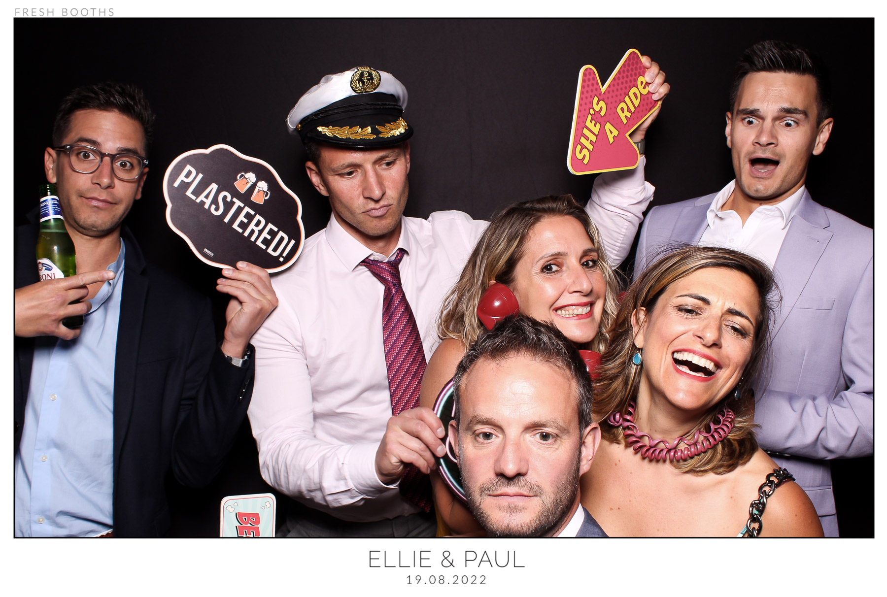 Ellie & Paul - classic Open Booth | View more photos from the event at gallery.freshbooths.com/u/FreshBooths/Ellie-Paul-classic-Open-Booth