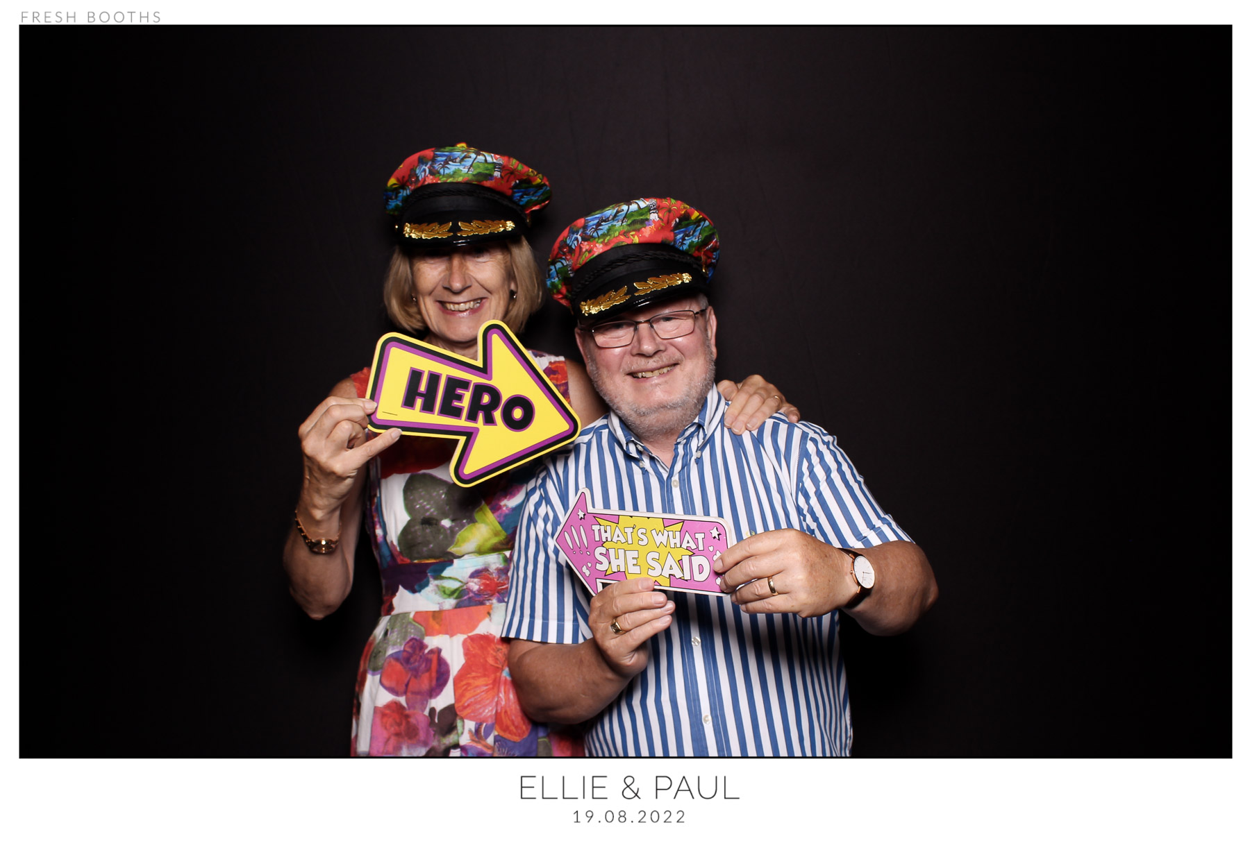 Ellie & Paul - classic Open Booth | View more photos from the event at gallery.freshbooths.com/u/FreshBooths/Ellie-Paul-classic-Open-Booth
