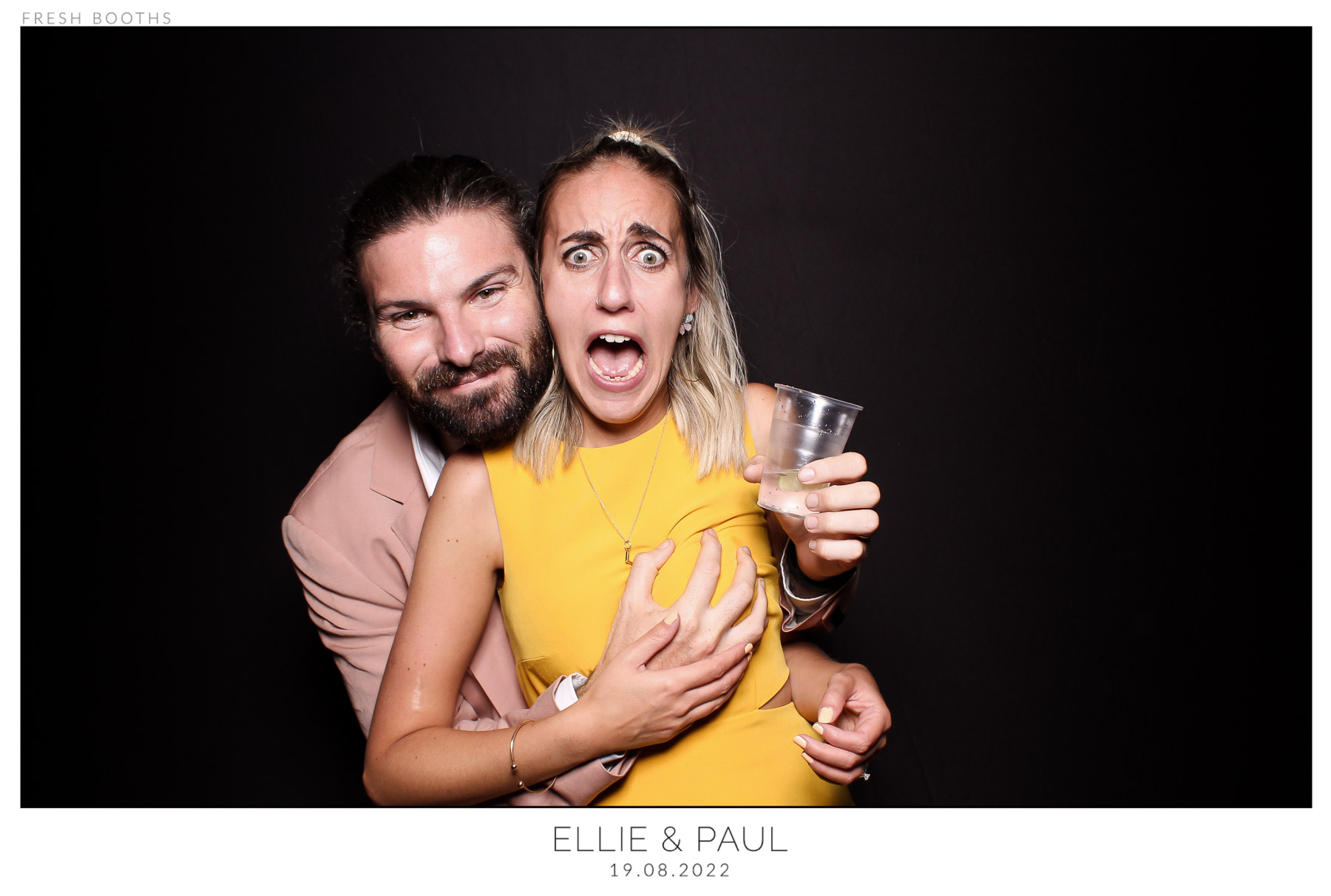 Ellie & Paul - classic Open Booth | View more photos from the event at gallery.freshbooths.com/u/FreshBooths/Ellie-Paul-classic-Open-Booth