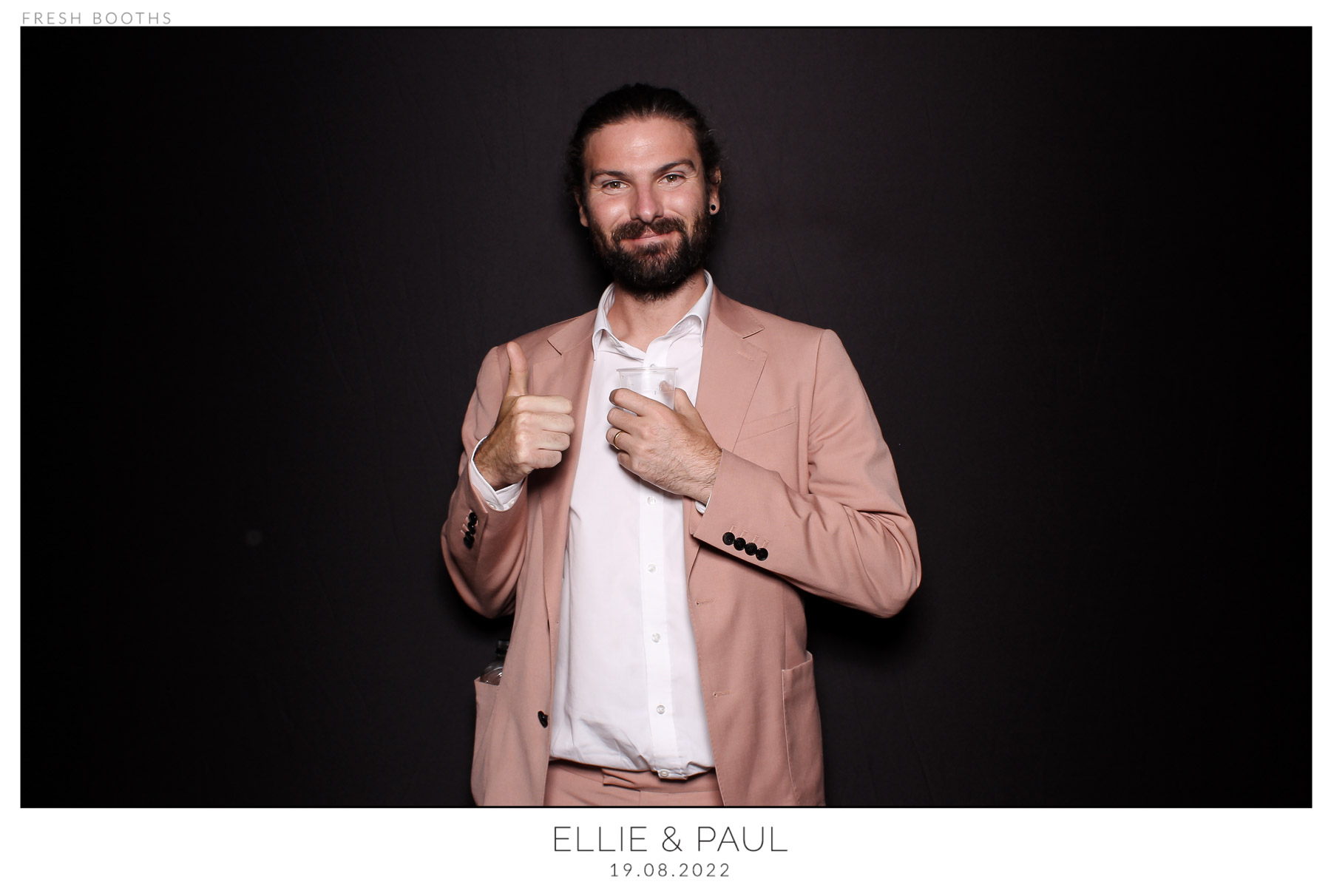 Ellie & Paul - classic Open Booth | View more photos from the event at gallery.freshbooths.com/u/FreshBooths/Ellie-Paul-classic-Open-Booth