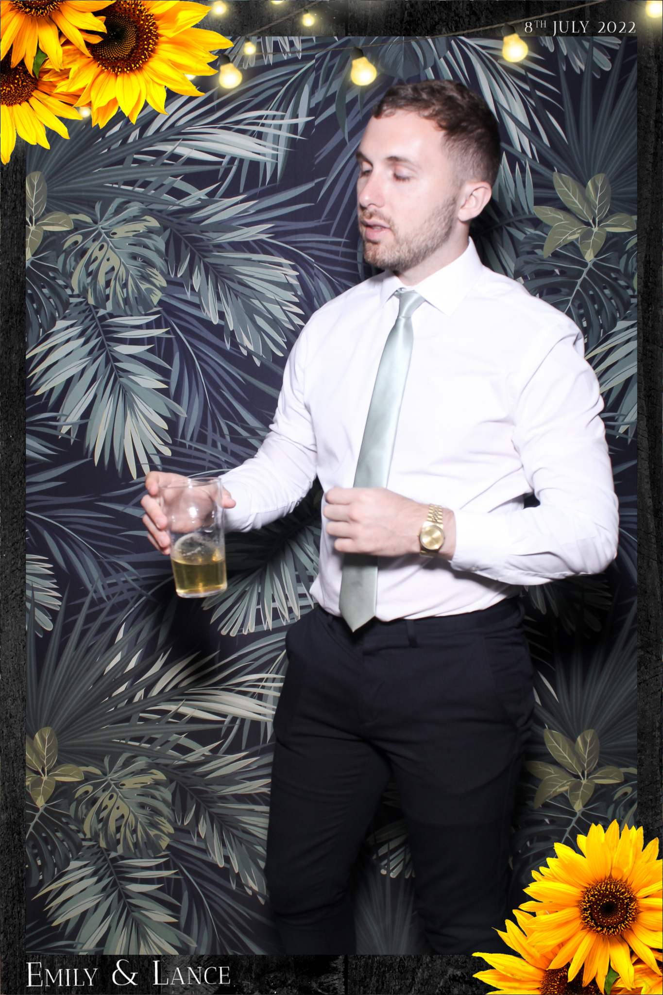 Emily & Lance Wedding - Selfie Mirror | View more photos from the event at gallery.freshbooths.com/u/FreshBooths/Emily-Lance-Wedding-Selfie-Mirror