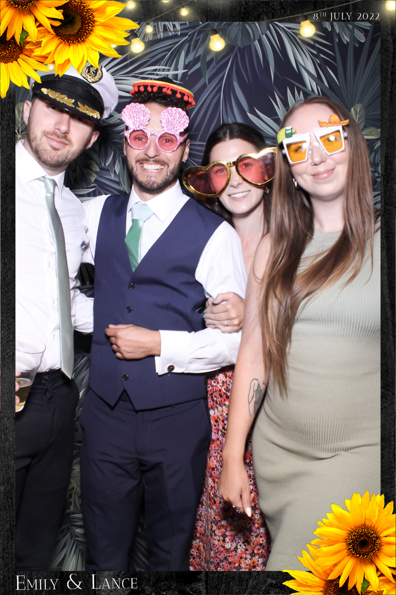 Emily & Lance Wedding - Selfie Mirror | View more photos from the event at gallery.freshbooths.com/u/FreshBooths/Emily-Lance-Wedding-Selfie-Mirror