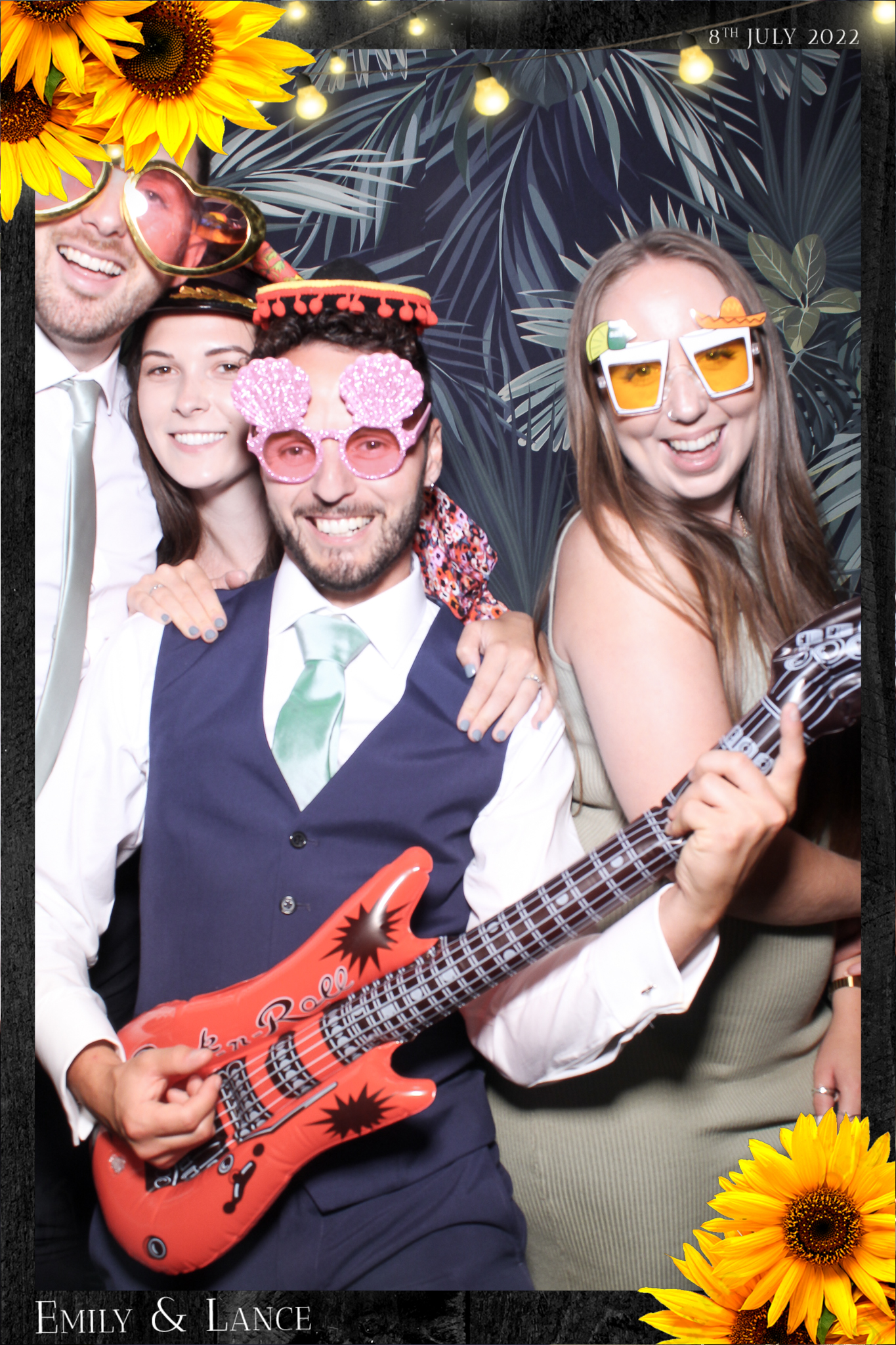Emily & Lance Wedding - Selfie Mirror | View more photos from the event at gallery.freshbooths.com/u/FreshBooths/Emily-Lance-Wedding-Selfie-Mirror