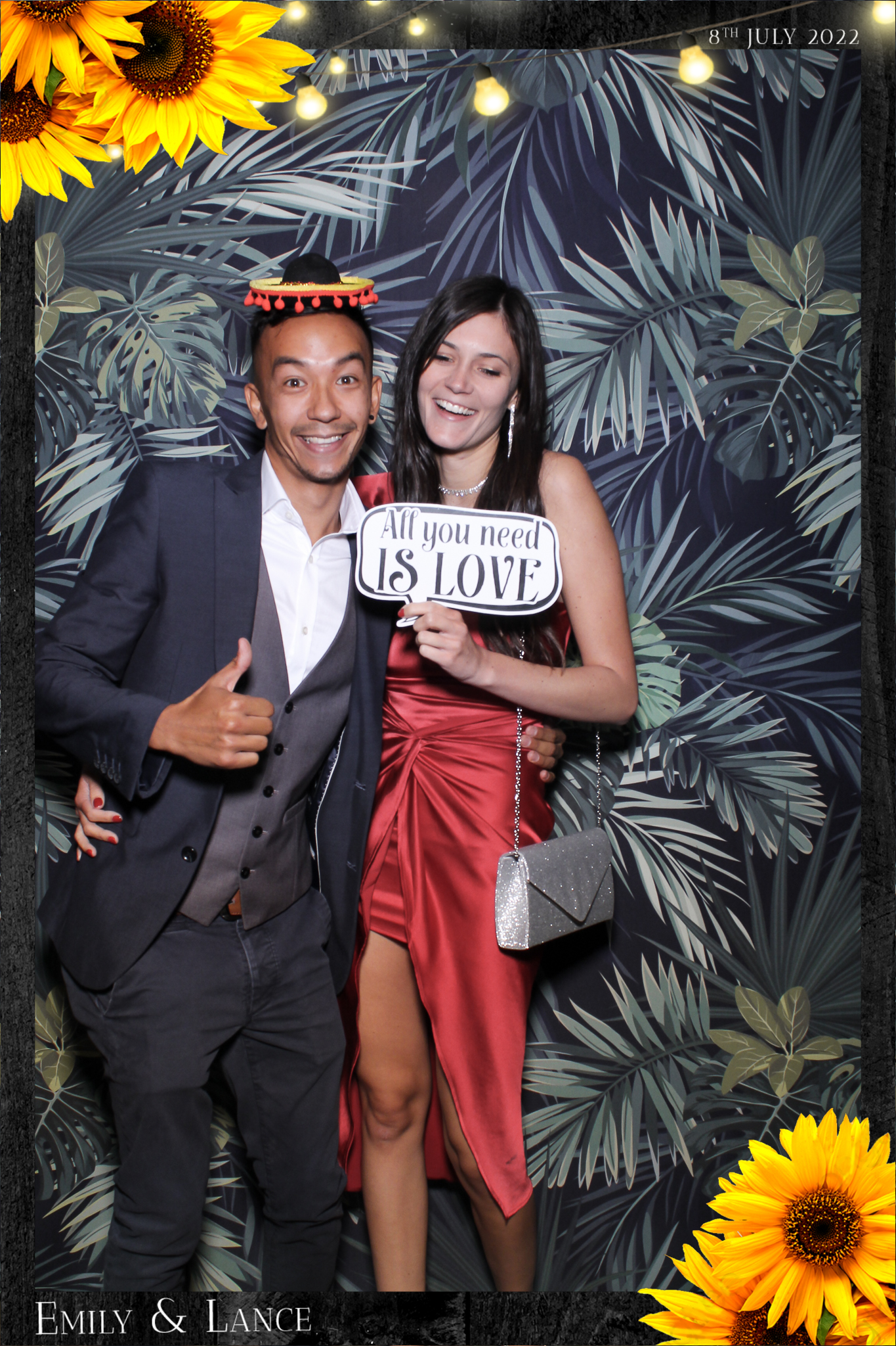 Emily & Lance Wedding - Selfie Mirror | View more photos from the event at gallery.freshbooths.com/u/FreshBooths/Emily-Lance-Wedding-Selfie-Mirror