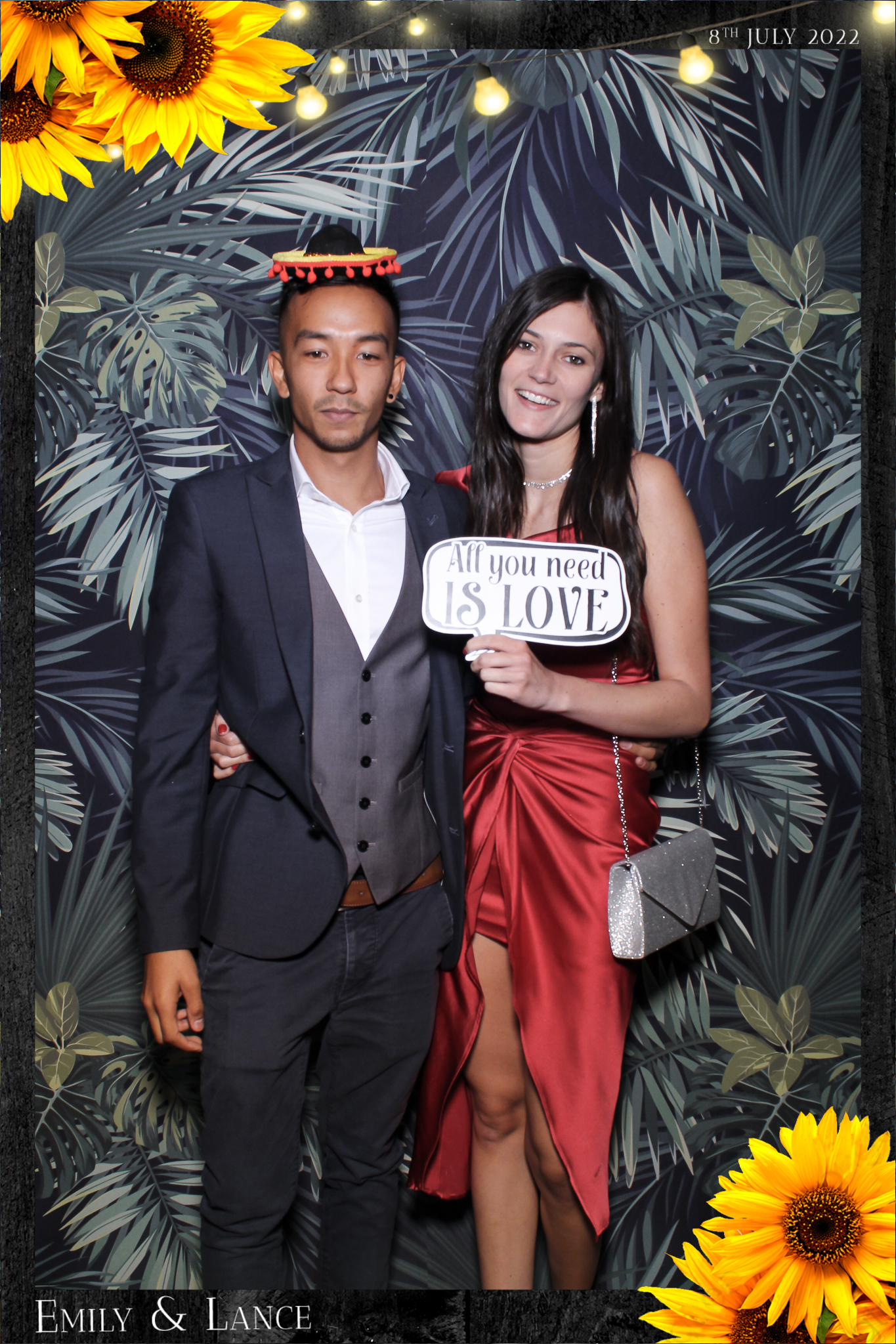 Emily & Lance Wedding - Selfie Mirror | View more photos from the event at gallery.freshbooths.com/u/FreshBooths/Emily-Lance-Wedding-Selfie-Mirror