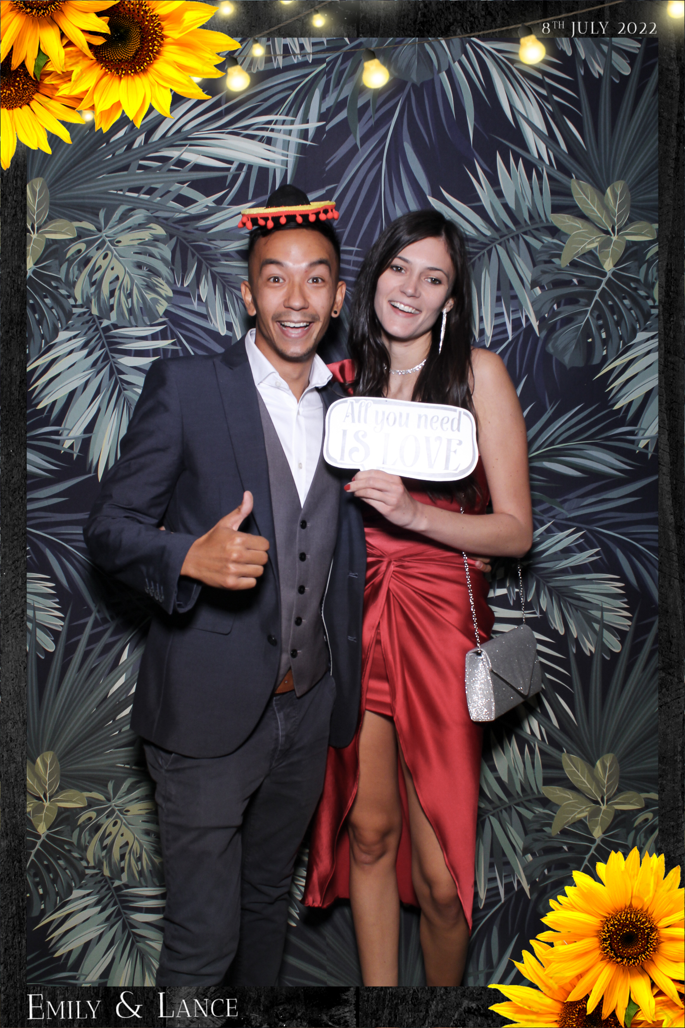 Emily & Lance Wedding - Selfie Mirror | View more photos from the event at gallery.freshbooths.com/u/FreshBooths/Emily-Lance-Wedding-Selfie-Mirror
