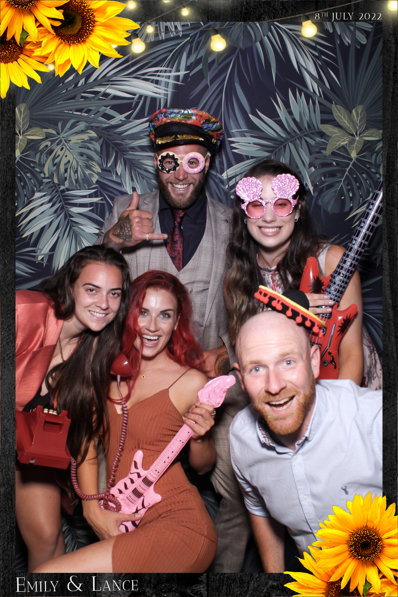 Emily & Lance Wedding - Selfie Mirror | View more photos from the event at gallery.freshbooths.com/u/FreshBooths/Emily-Lance-Wedding-Selfie-Mirror