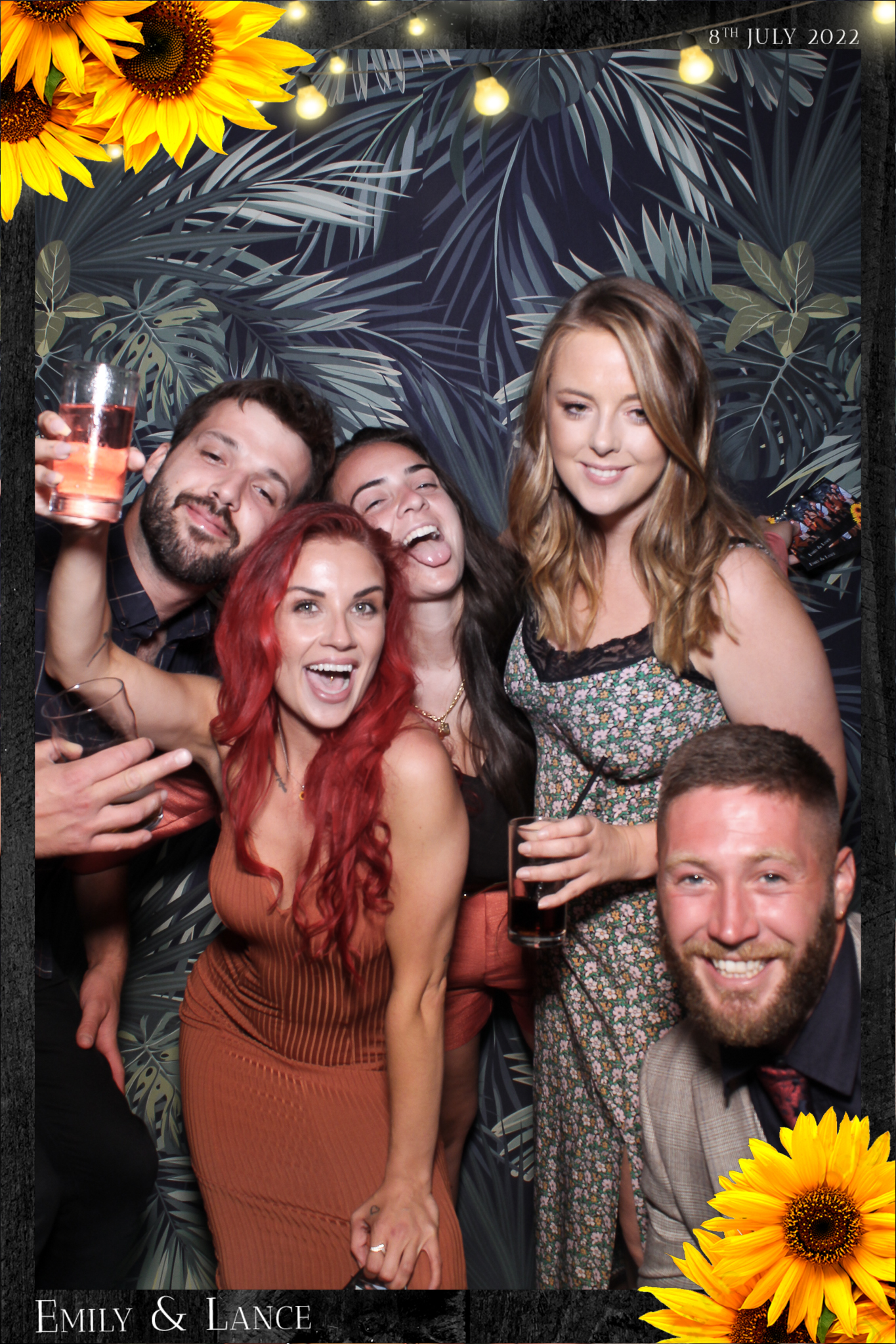 Emily & Lance Wedding - Selfie Mirror | View more photos from the event at gallery.freshbooths.com/u/FreshBooths/Emily-Lance-Wedding-Selfie-Mirror