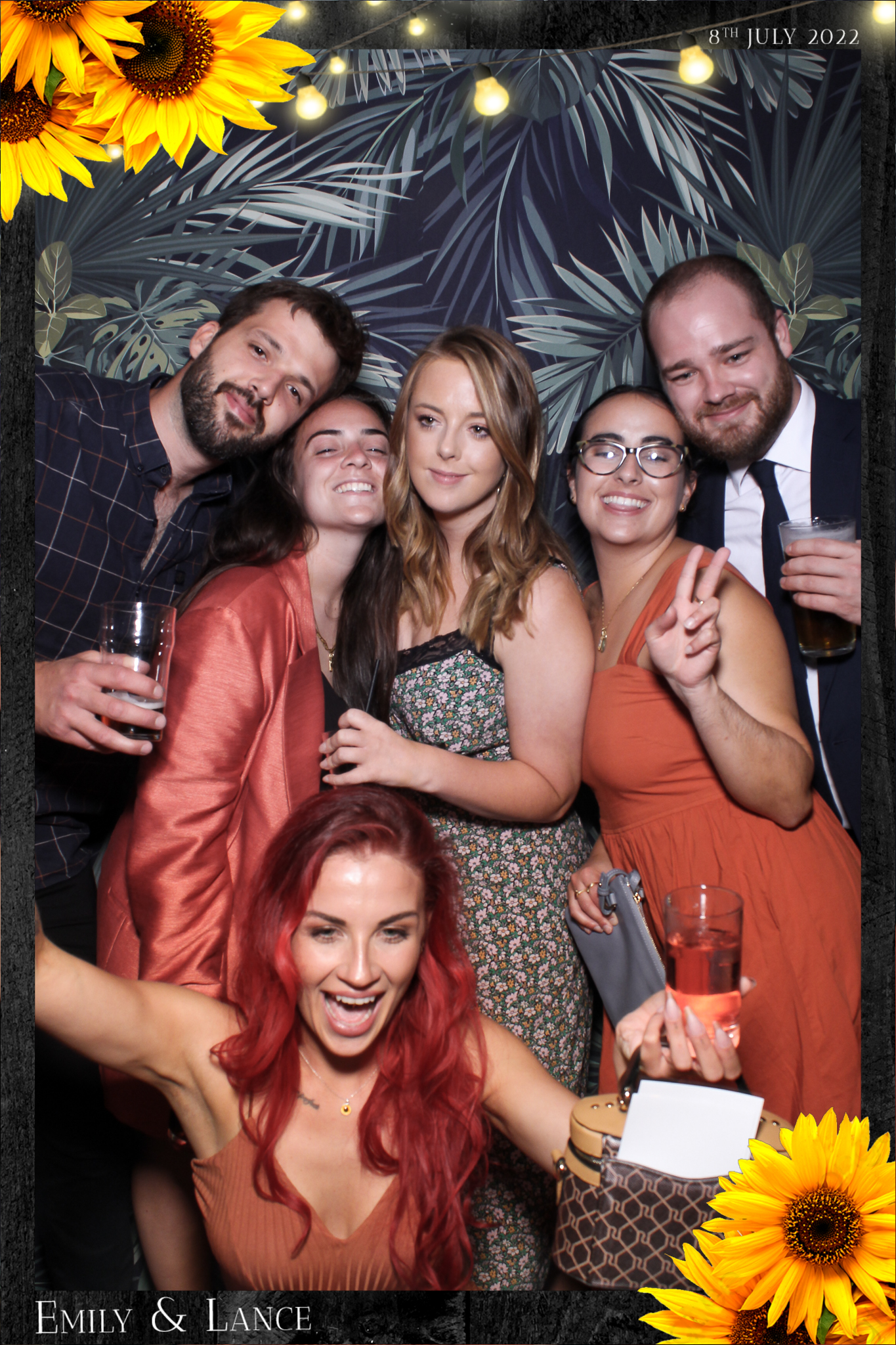 Emily & Lance Wedding - Selfie Mirror | View more photos from the event at gallery.freshbooths.com/u/FreshBooths/Emily-Lance-Wedding-Selfie-Mirror