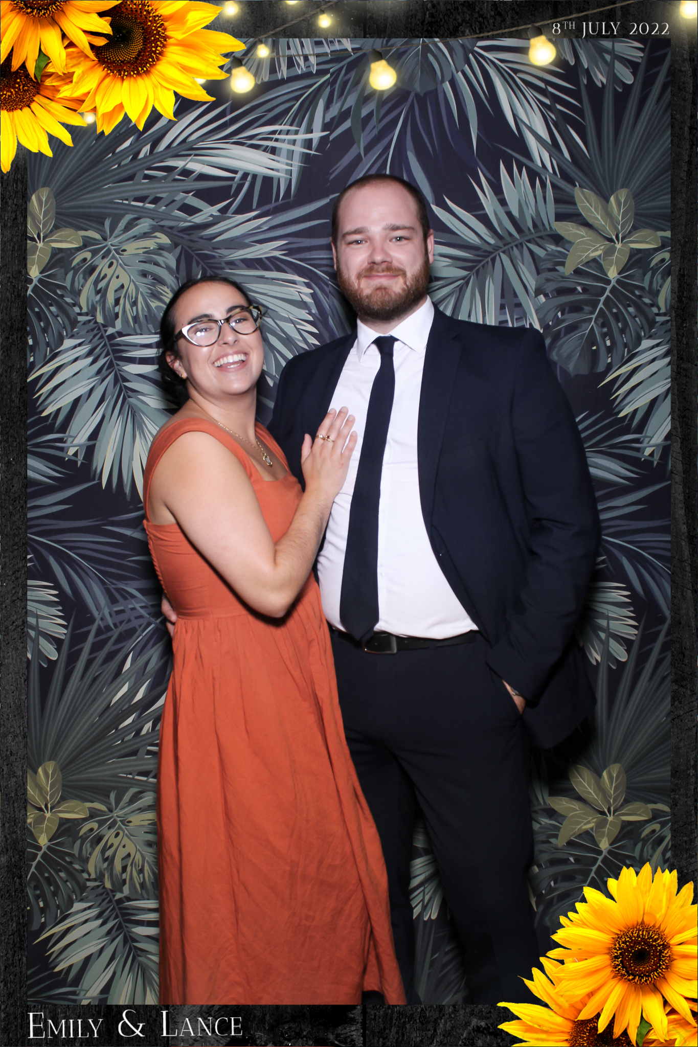 Emily & Lance Wedding - Selfie Mirror | View more photos from the event at gallery.freshbooths.com/u/FreshBooths/Emily-Lance-Wedding-Selfie-Mirror