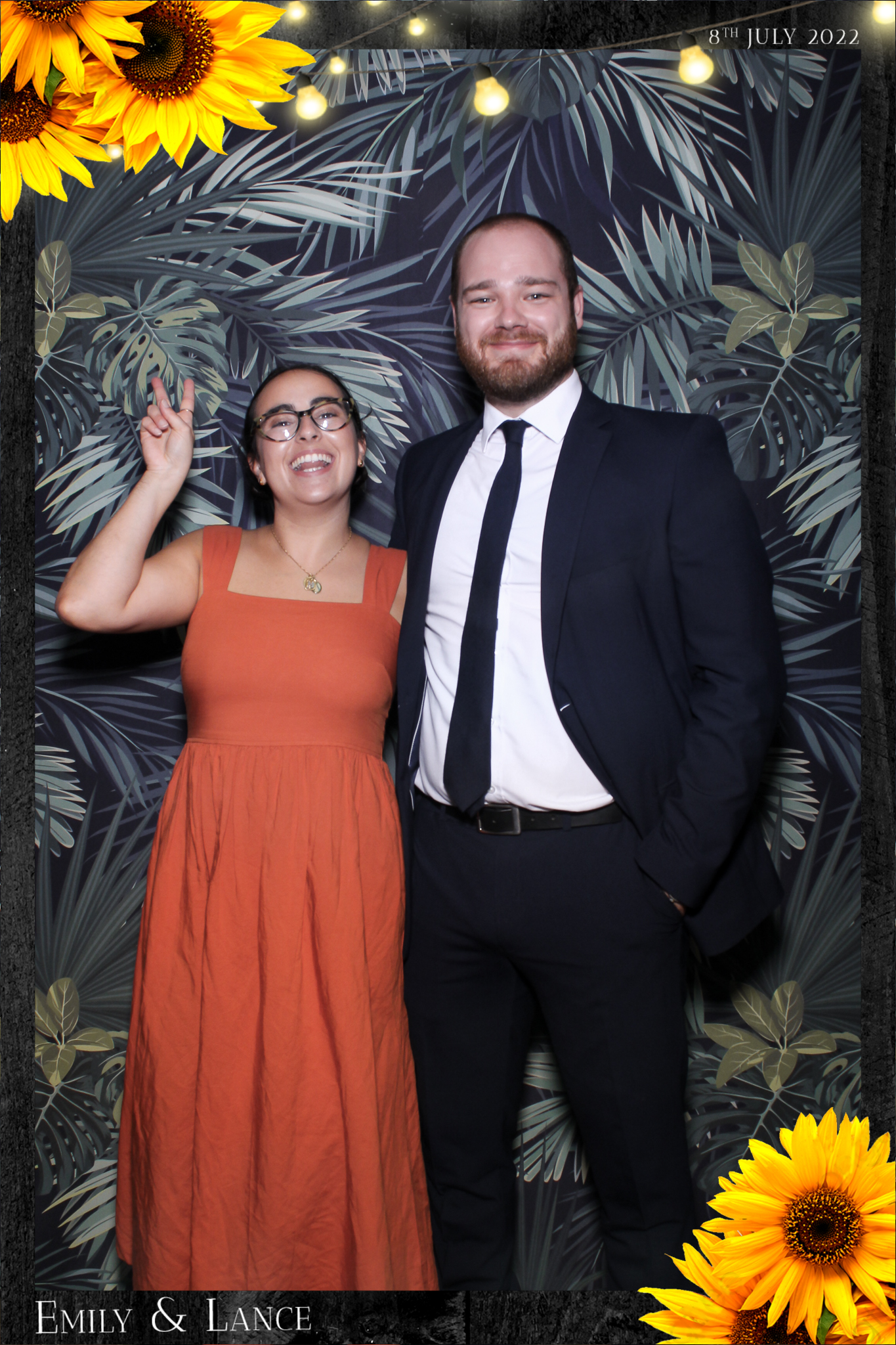 Emily & Lance Wedding - Selfie Mirror | View more photos from the event at gallery.freshbooths.com/u/FreshBooths/Emily-Lance-Wedding-Selfie-Mirror