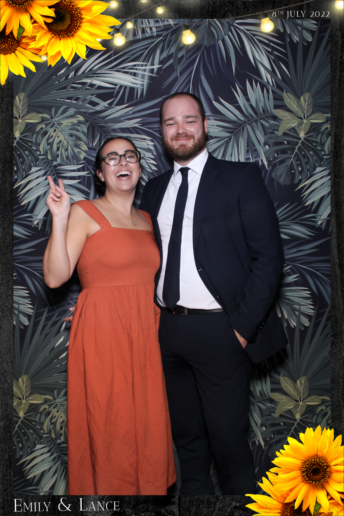Emily & Lance Wedding - Selfie Mirror | View more photos from the event at gallery.freshbooths.com/u/FreshBooths/Emily-Lance-Wedding-Selfie-Mirror