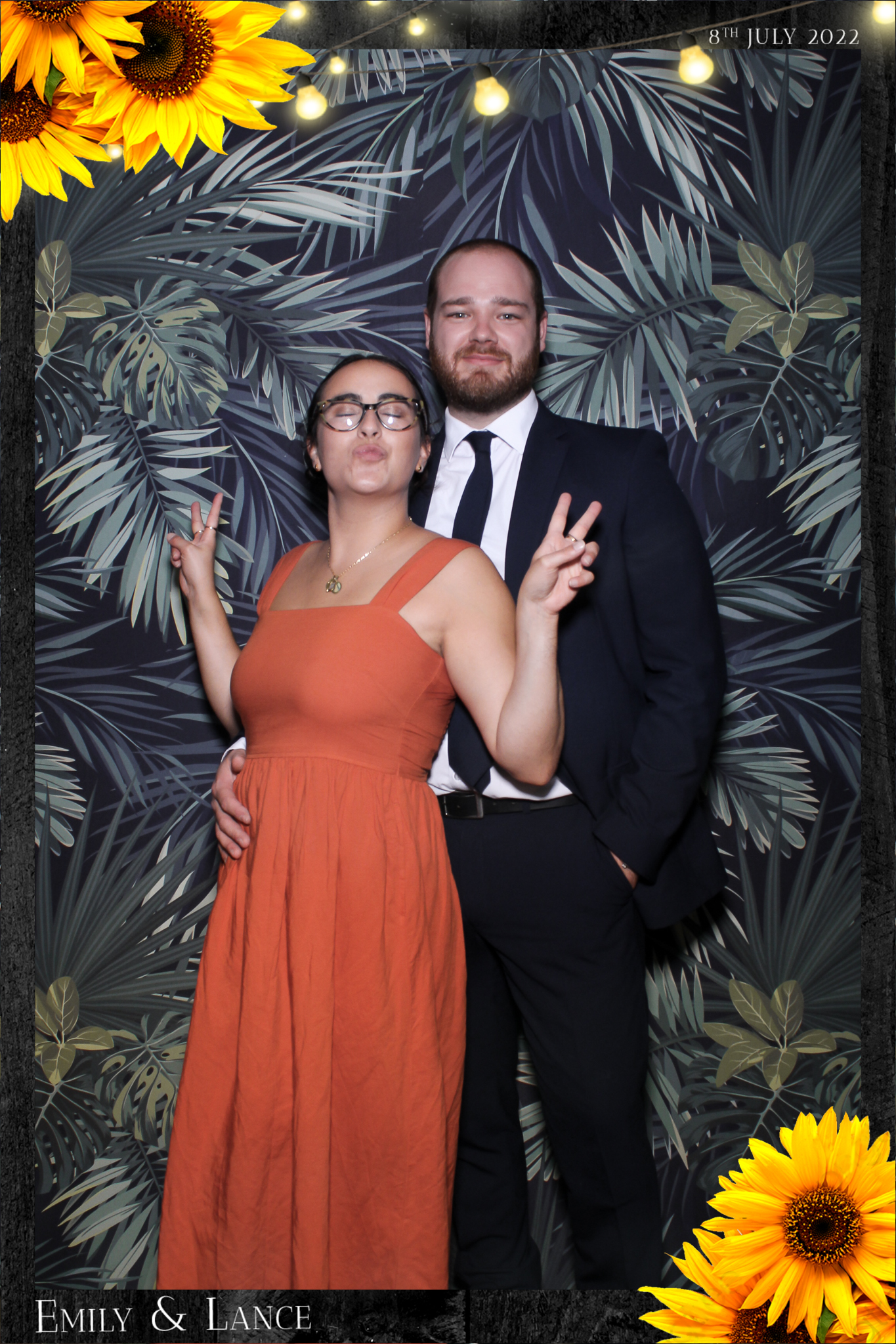 Emily & Lance Wedding - Selfie Mirror | View more photos from the event at gallery.freshbooths.com/u/FreshBooths/Emily-Lance-Wedding-Selfie-Mirror