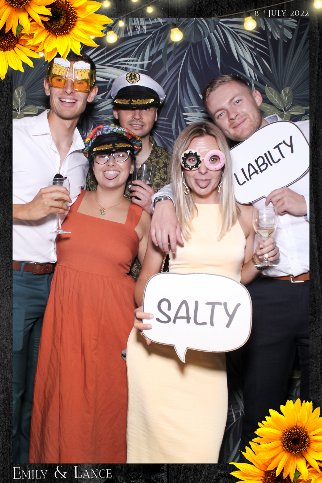 Emily & Lance Wedding - Selfie Mirror | View more photos from the event at gallery.freshbooths.com/u/FreshBooths/Emily-Lance-Wedding-Selfie-Mirror