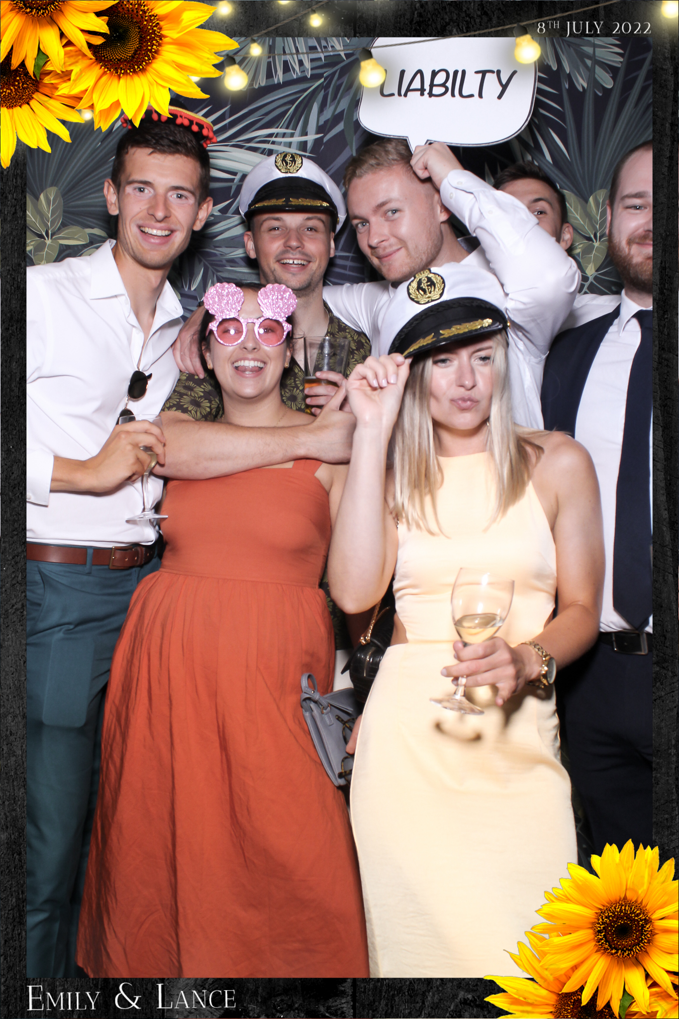 Emily & Lance Wedding - Selfie Mirror | View more photos from the event at gallery.freshbooths.com/u/FreshBooths/Emily-Lance-Wedding-Selfie-Mirror
