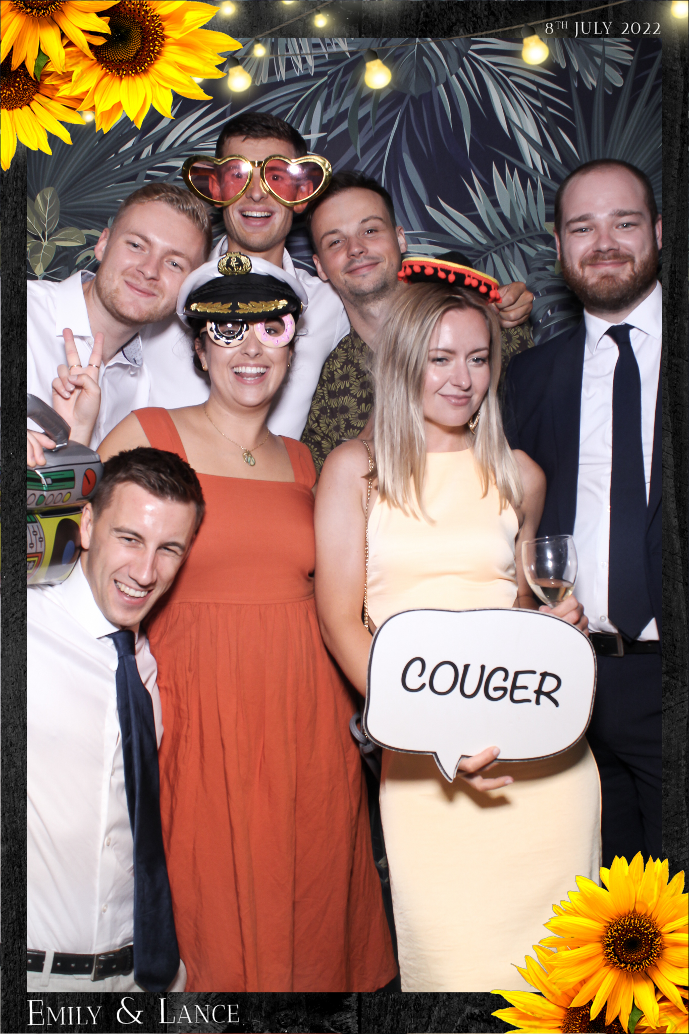 Emily & Lance Wedding - Selfie Mirror | View more photos from the event at gallery.freshbooths.com/u/FreshBooths/Emily-Lance-Wedding-Selfie-Mirror