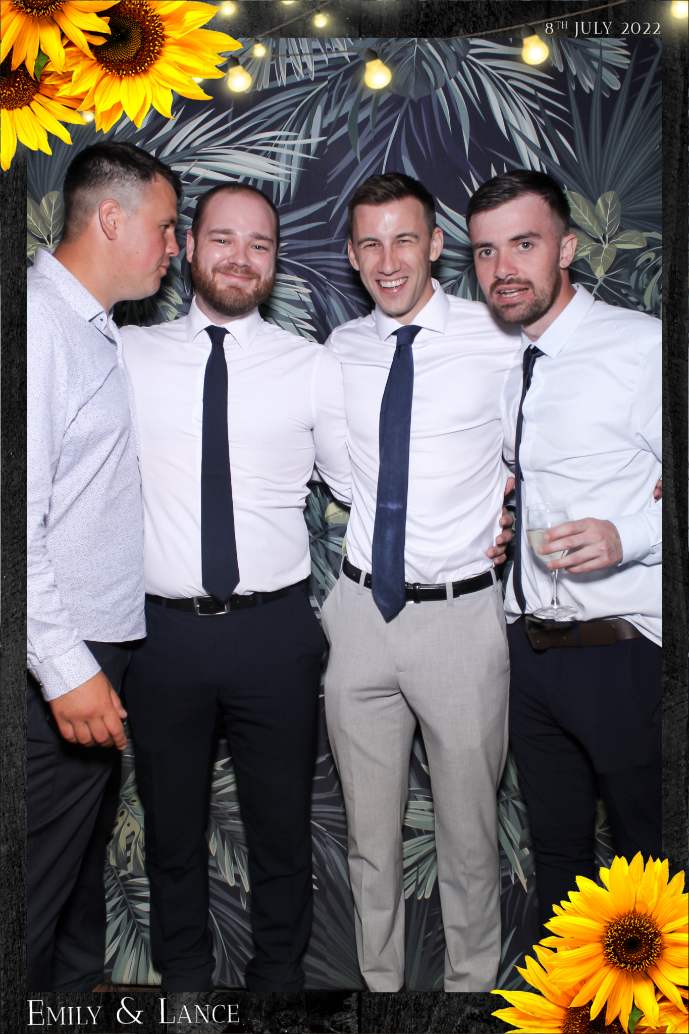 Emily & Lance Wedding - Selfie Mirror | View more photos from the event at gallery.freshbooths.com/u/FreshBooths/Emily-Lance-Wedding-Selfie-Mirror