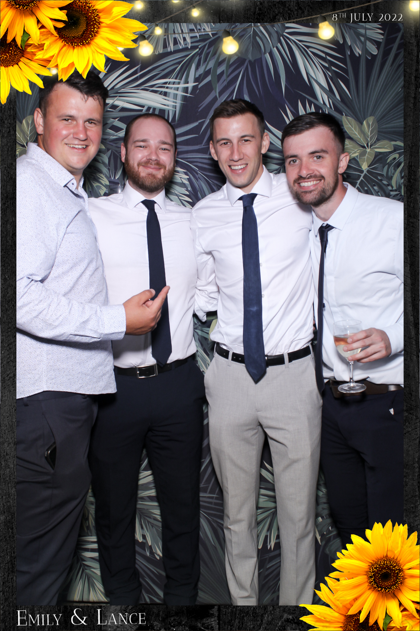 Emily & Lance Wedding - Selfie Mirror | View more photos from the event at gallery.freshbooths.com/u/FreshBooths/Emily-Lance-Wedding-Selfie-Mirror