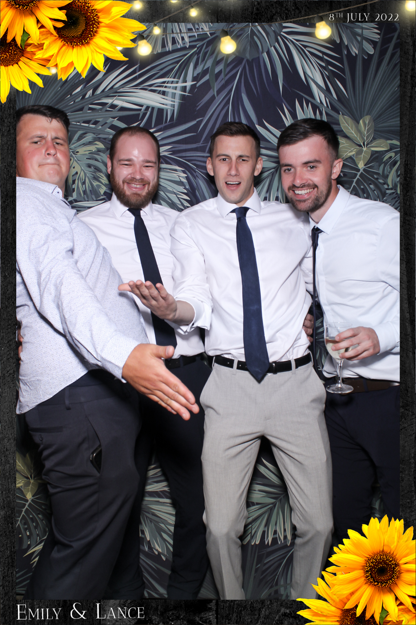 Emily & Lance Wedding - Selfie Mirror | View more photos from the event at gallery.freshbooths.com/u/FreshBooths/Emily-Lance-Wedding-Selfie-Mirror