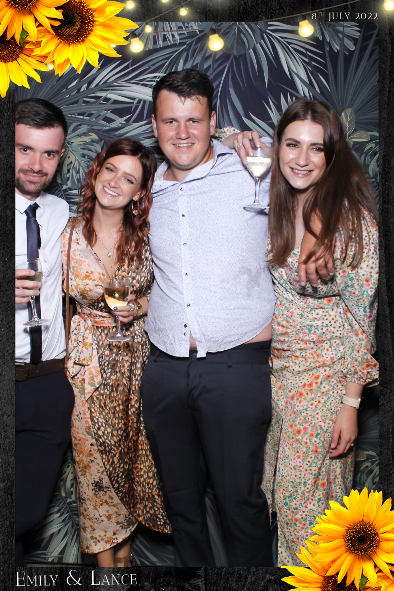 Emily & Lance Wedding - Selfie Mirror | View more photos from the event at gallery.freshbooths.com/u/FreshBooths/Emily-Lance-Wedding-Selfie-Mirror