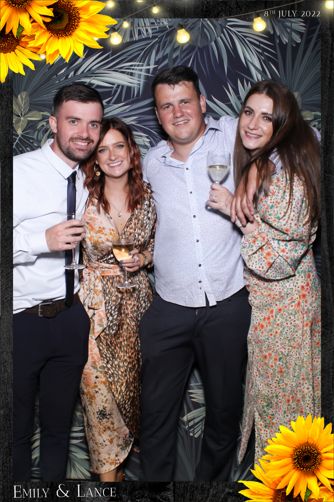 Emily & Lance Wedding - Selfie Mirror | View more photos from the event at gallery.freshbooths.com/u/FreshBooths/Emily-Lance-Wedding-Selfie-Mirror