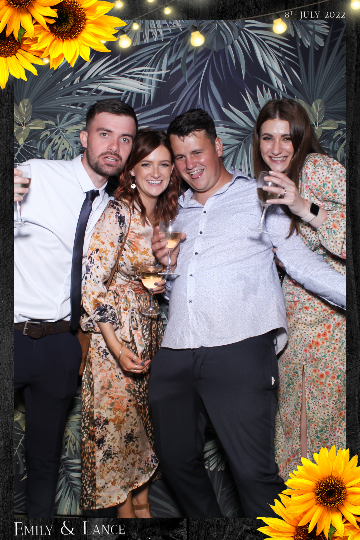 Emily & Lance Wedding - Selfie Mirror | View more photos from the event at gallery.freshbooths.com/u/FreshBooths/Emily-Lance-Wedding-Selfie-Mirror