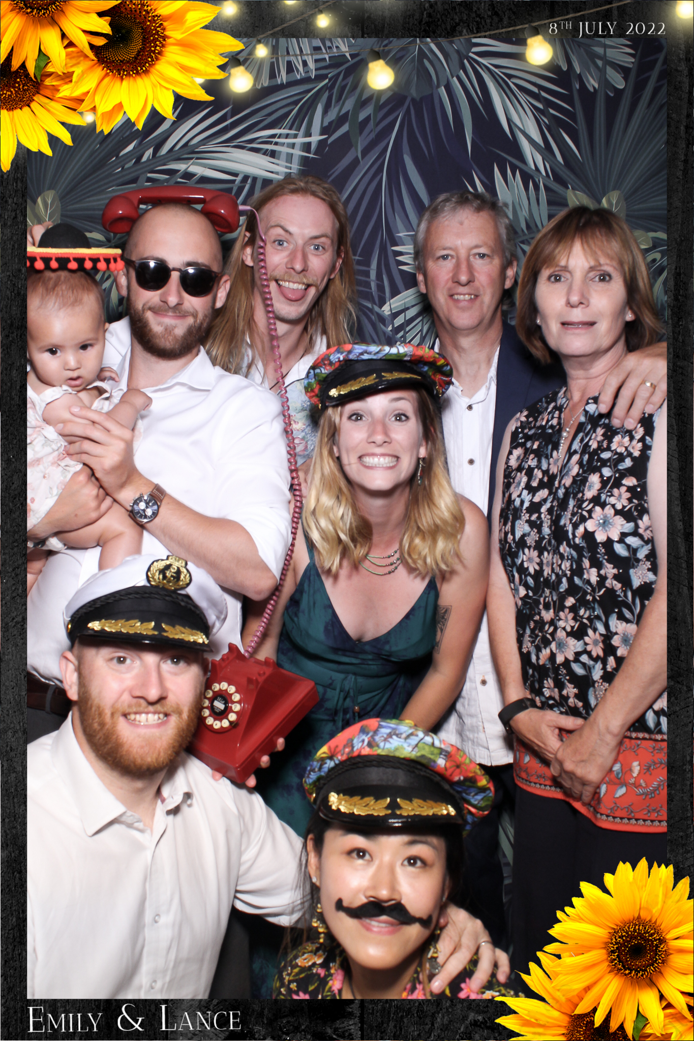 Emily & Lance Wedding - Selfie Mirror | View more photos from the event at gallery.freshbooths.com/u/FreshBooths/Emily-Lance-Wedding-Selfie-Mirror
