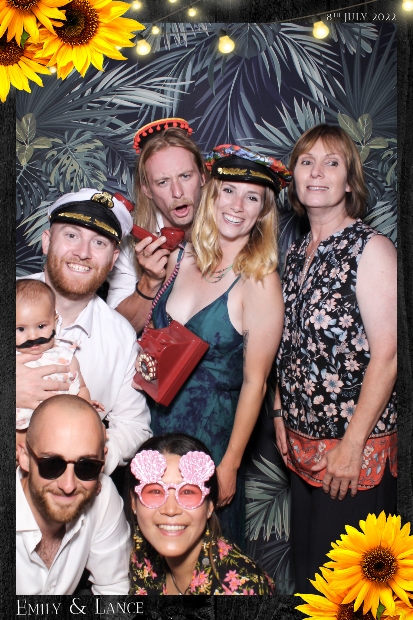Emily & Lance Wedding - Selfie Mirror | View more photos from the event at gallery.freshbooths.com/u/FreshBooths/Emily-Lance-Wedding-Selfie-Mirror