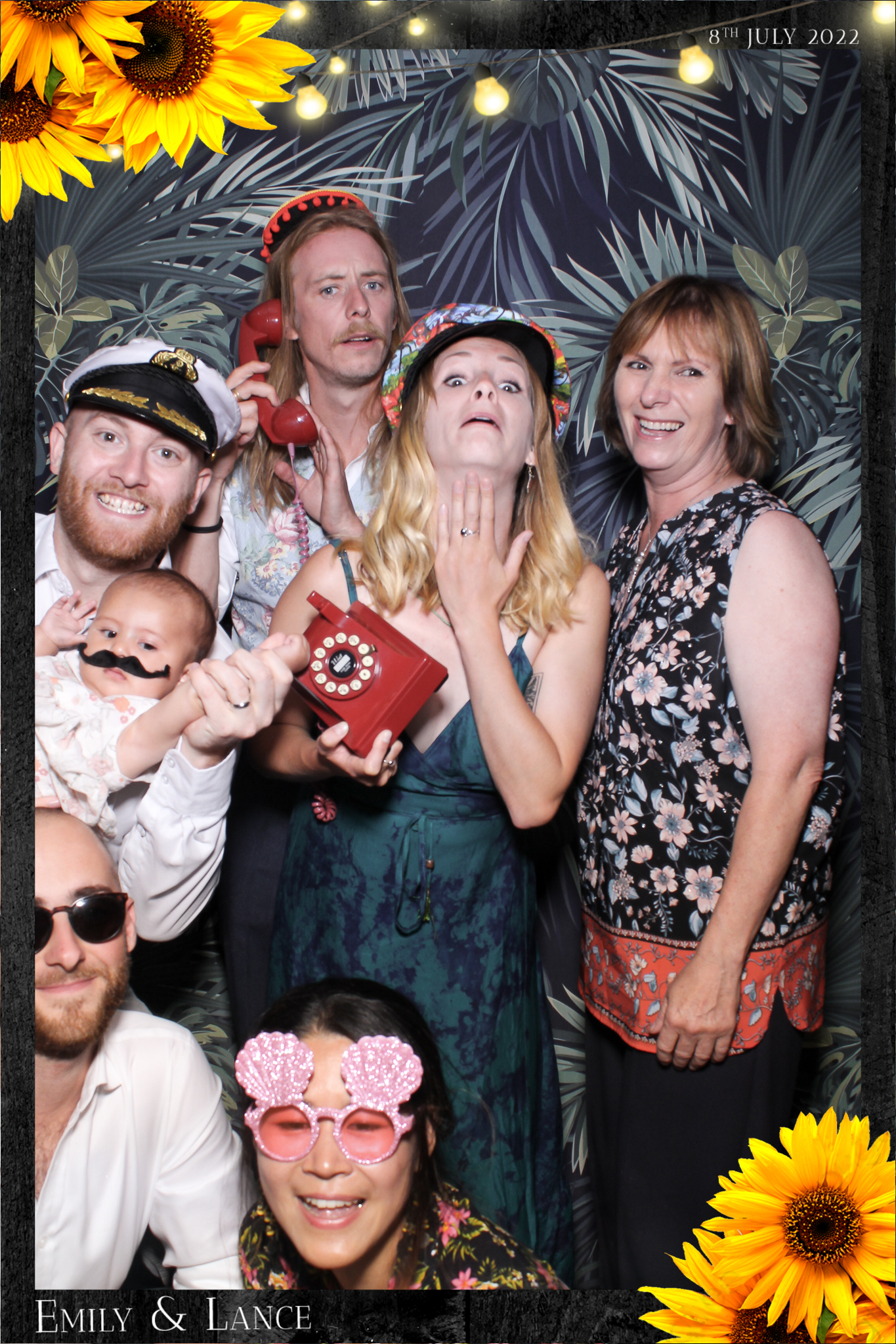Emily & Lance Wedding - Selfie Mirror | View more photos from the event at gallery.freshbooths.com/u/FreshBooths/Emily-Lance-Wedding-Selfie-Mirror