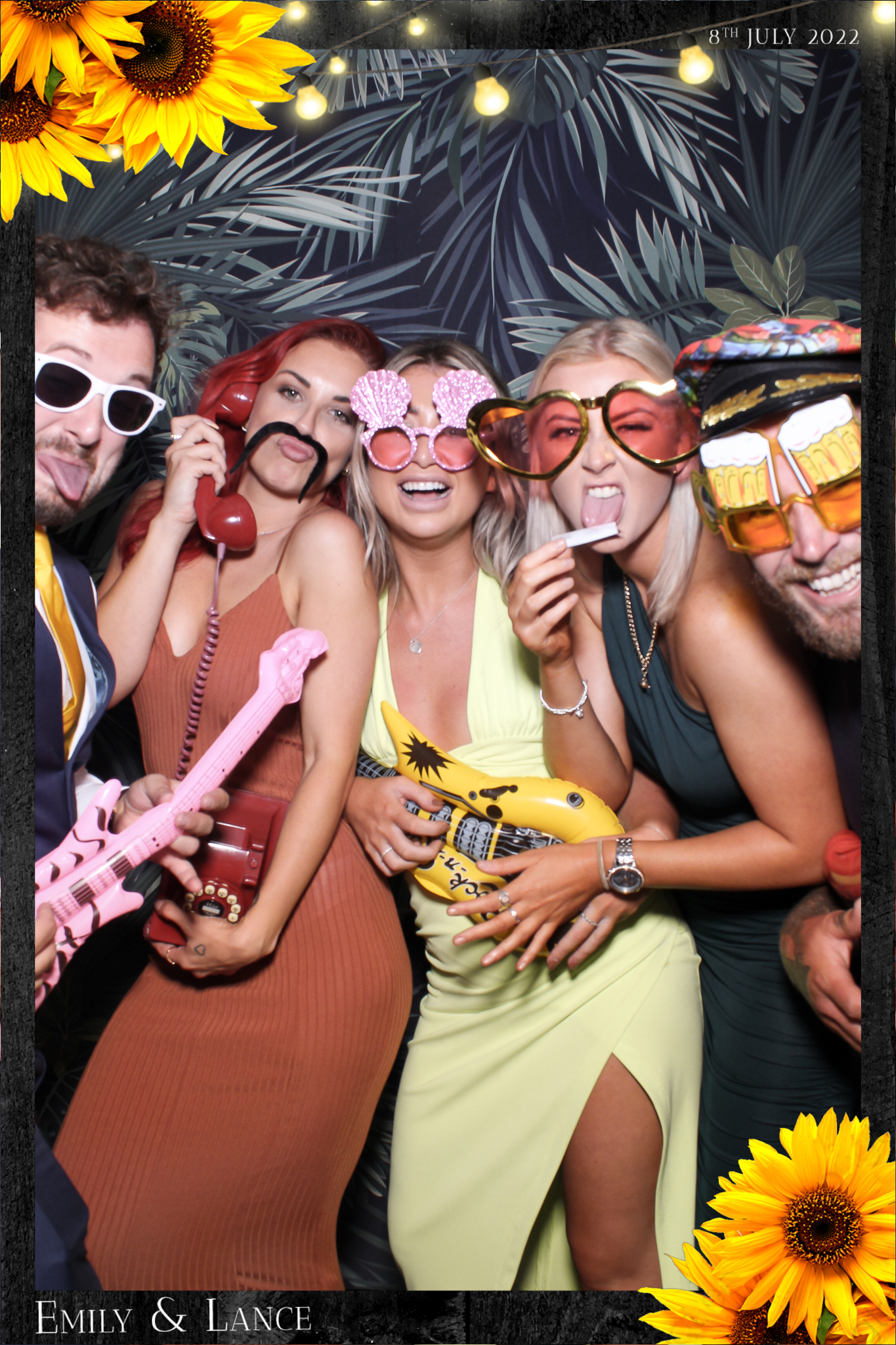 Emily & Lance Wedding - Selfie Mirror | View more photos from the event at gallery.freshbooths.com/u/FreshBooths/Emily-Lance-Wedding-Selfie-Mirror