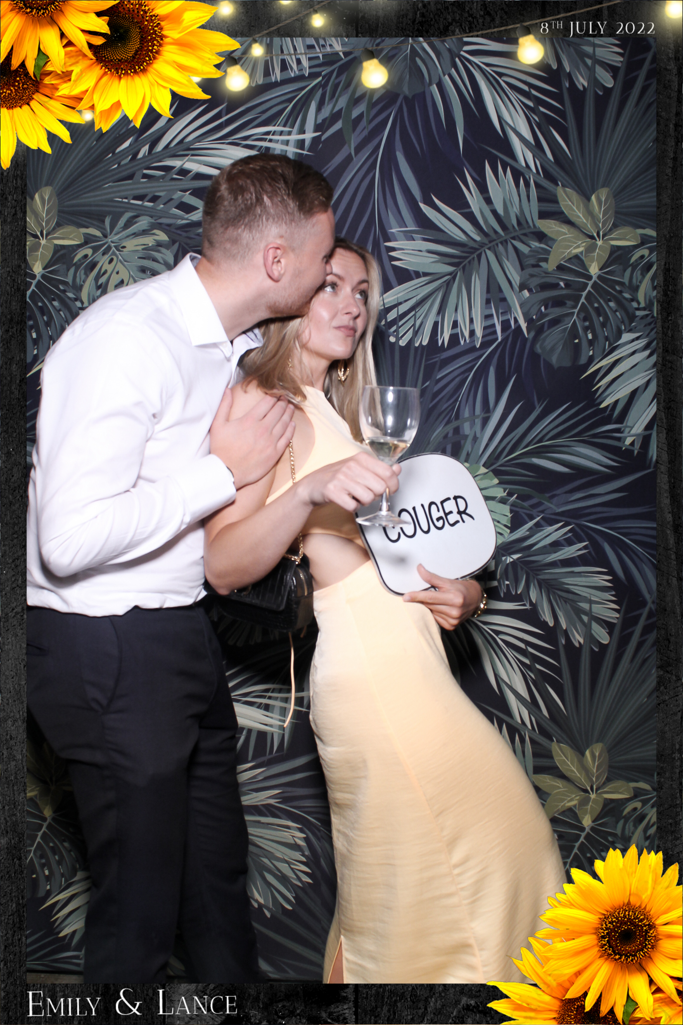 Emily & Lance Wedding - Selfie Mirror | View more photos from the event at gallery.freshbooths.com/u/FreshBooths/Emily-Lance-Wedding-Selfie-Mirror