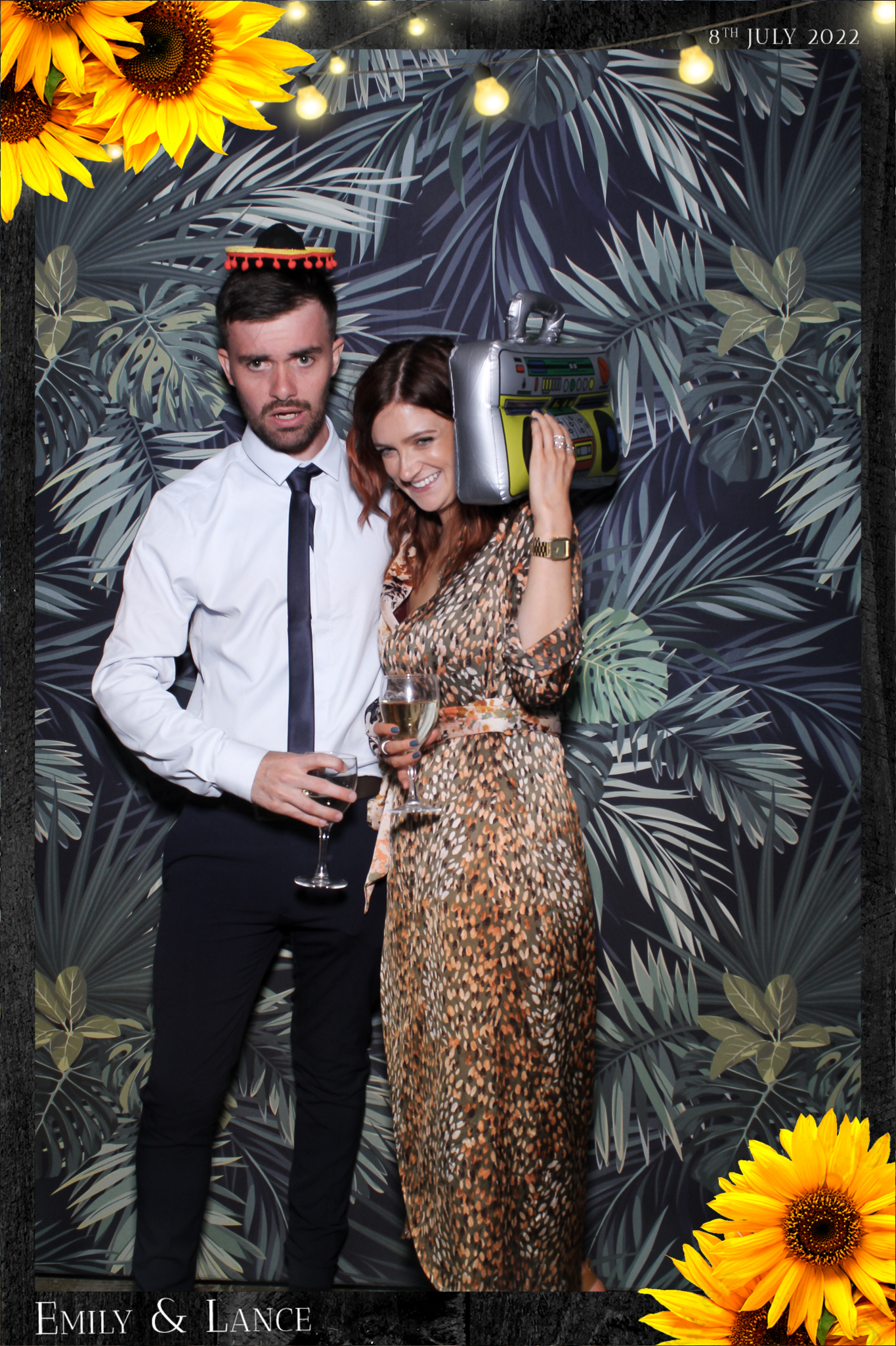 Emily & Lance Wedding - Selfie Mirror | View more photos from the event at gallery.freshbooths.com/u/FreshBooths/Emily-Lance-Wedding-Selfie-Mirror