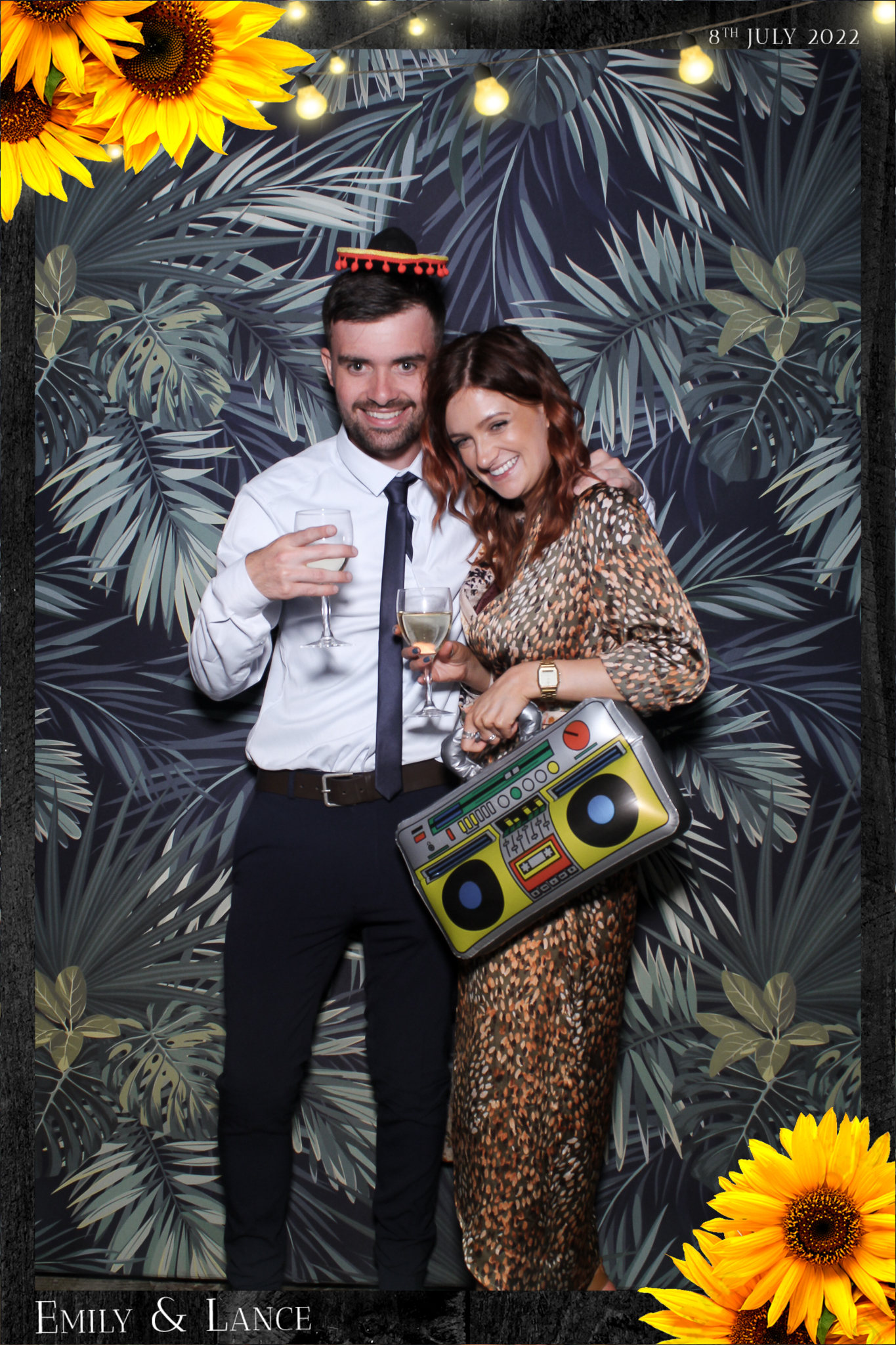 Emily & Lance Wedding - Selfie Mirror | View more photos from the event at gallery.freshbooths.com/u/FreshBooths/Emily-Lance-Wedding-Selfie-Mirror