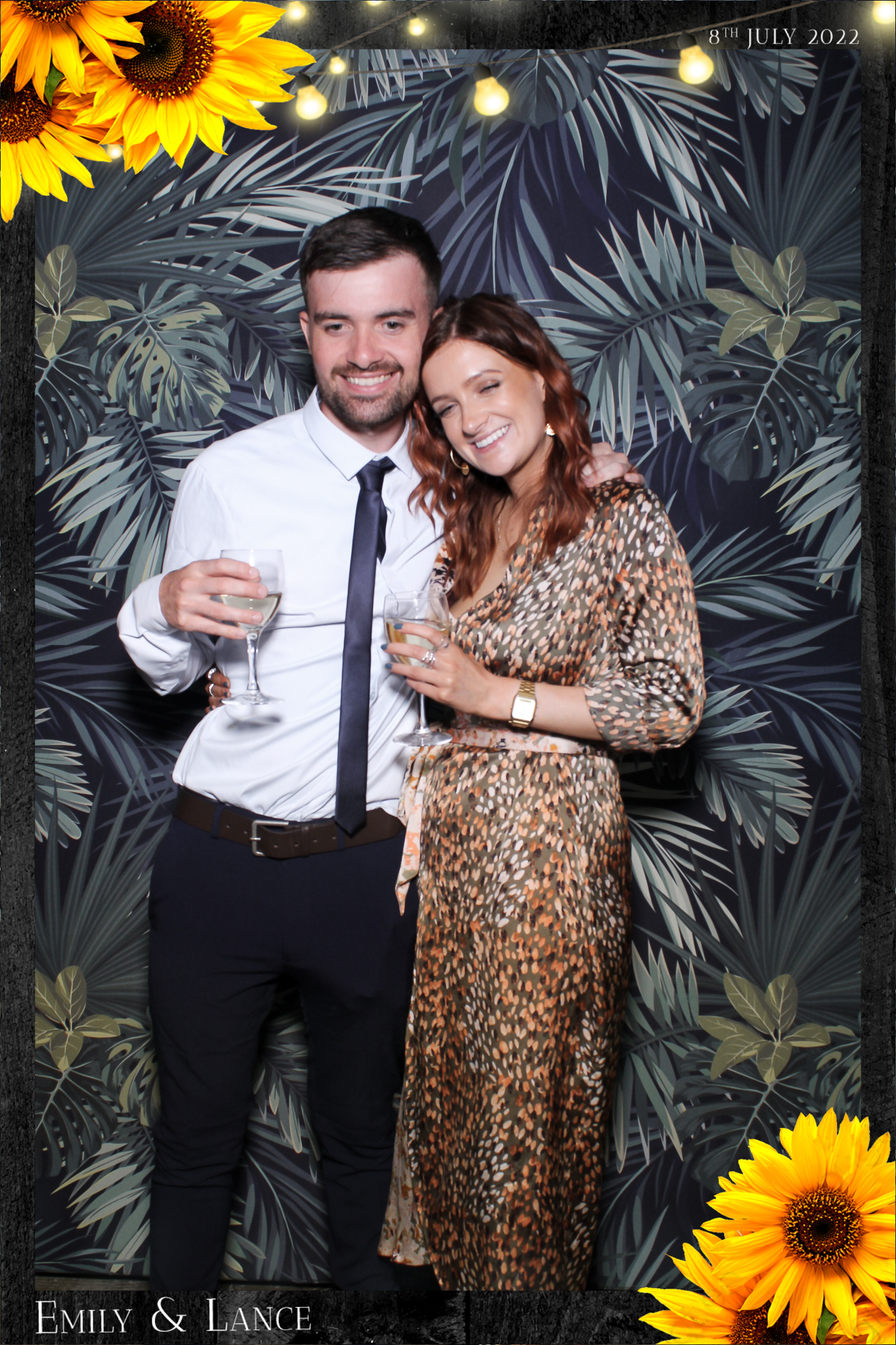 Emily & Lance Wedding - Selfie Mirror | View more photos from the event at gallery.freshbooths.com/u/FreshBooths/Emily-Lance-Wedding-Selfie-Mirror
