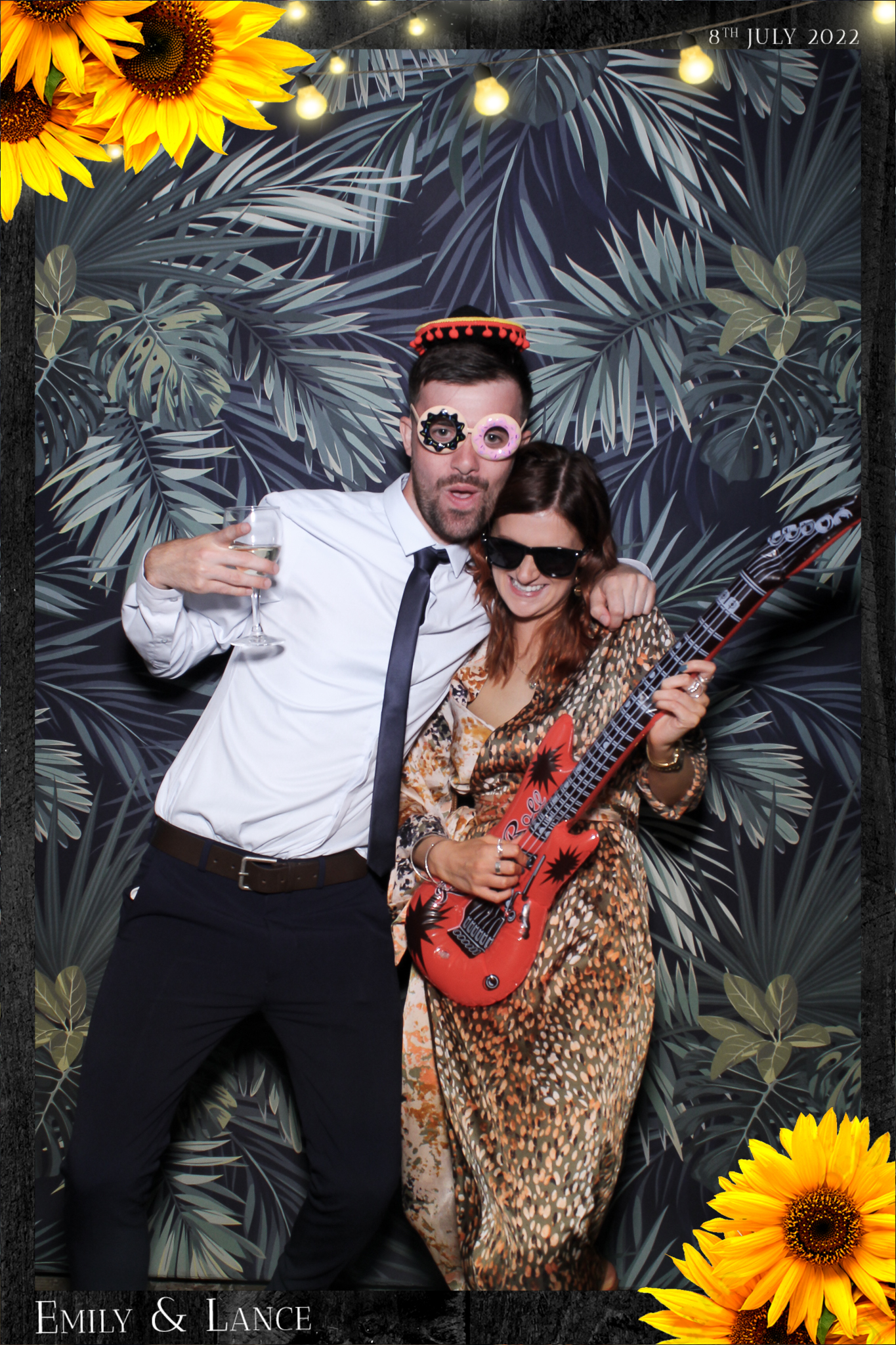 Emily & Lance Wedding - Selfie Mirror | View more photos from the event at gallery.freshbooths.com/u/FreshBooths/Emily-Lance-Wedding-Selfie-Mirror