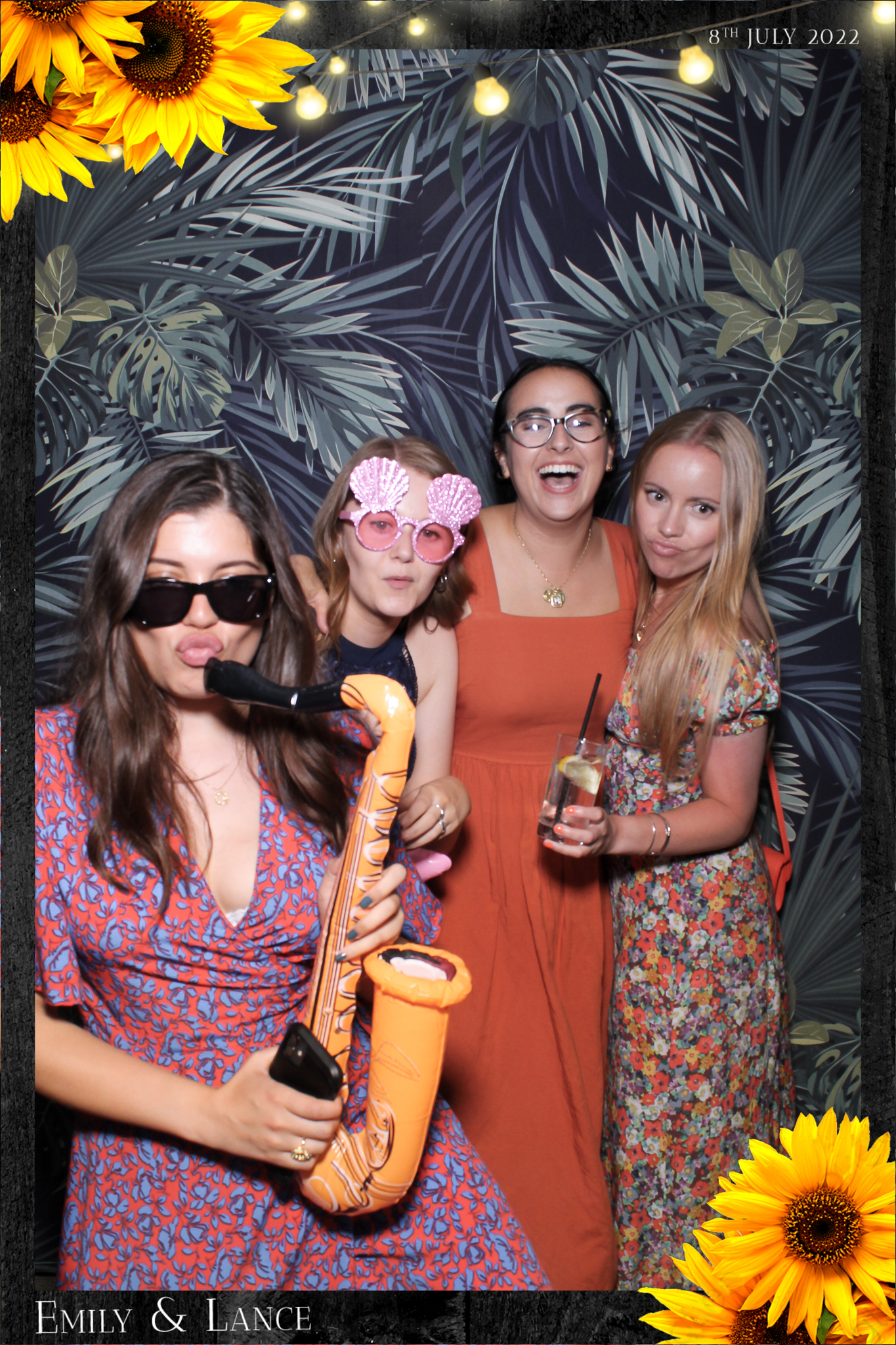 Emily & Lance Wedding - Selfie Mirror | View more photos from the event at gallery.freshbooths.com/u/FreshBooths/Emily-Lance-Wedding-Selfie-Mirror