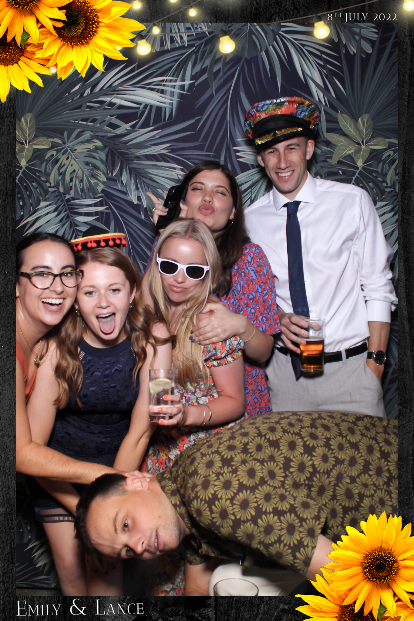 Emily & Lance Wedding - Selfie Mirror | View more photos from the event at gallery.freshbooths.com/u/FreshBooths/Emily-Lance-Wedding-Selfie-Mirror
