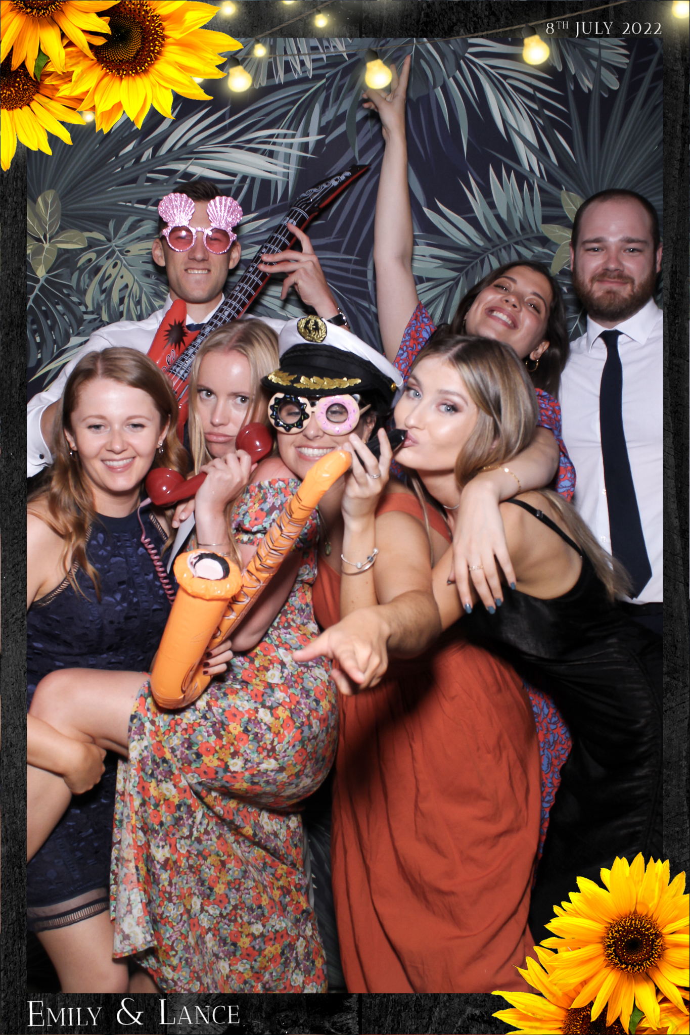Emily & Lance Wedding - Selfie Mirror | View more photos from the event at gallery.freshbooths.com/u/FreshBooths/Emily-Lance-Wedding-Selfie-Mirror