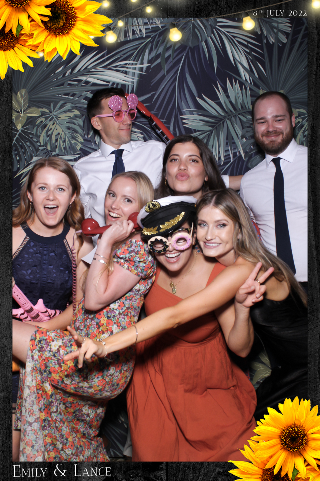 Emily & Lance Wedding - Selfie Mirror | View more photos from the event at gallery.freshbooths.com/u/FreshBooths/Emily-Lance-Wedding-Selfie-Mirror