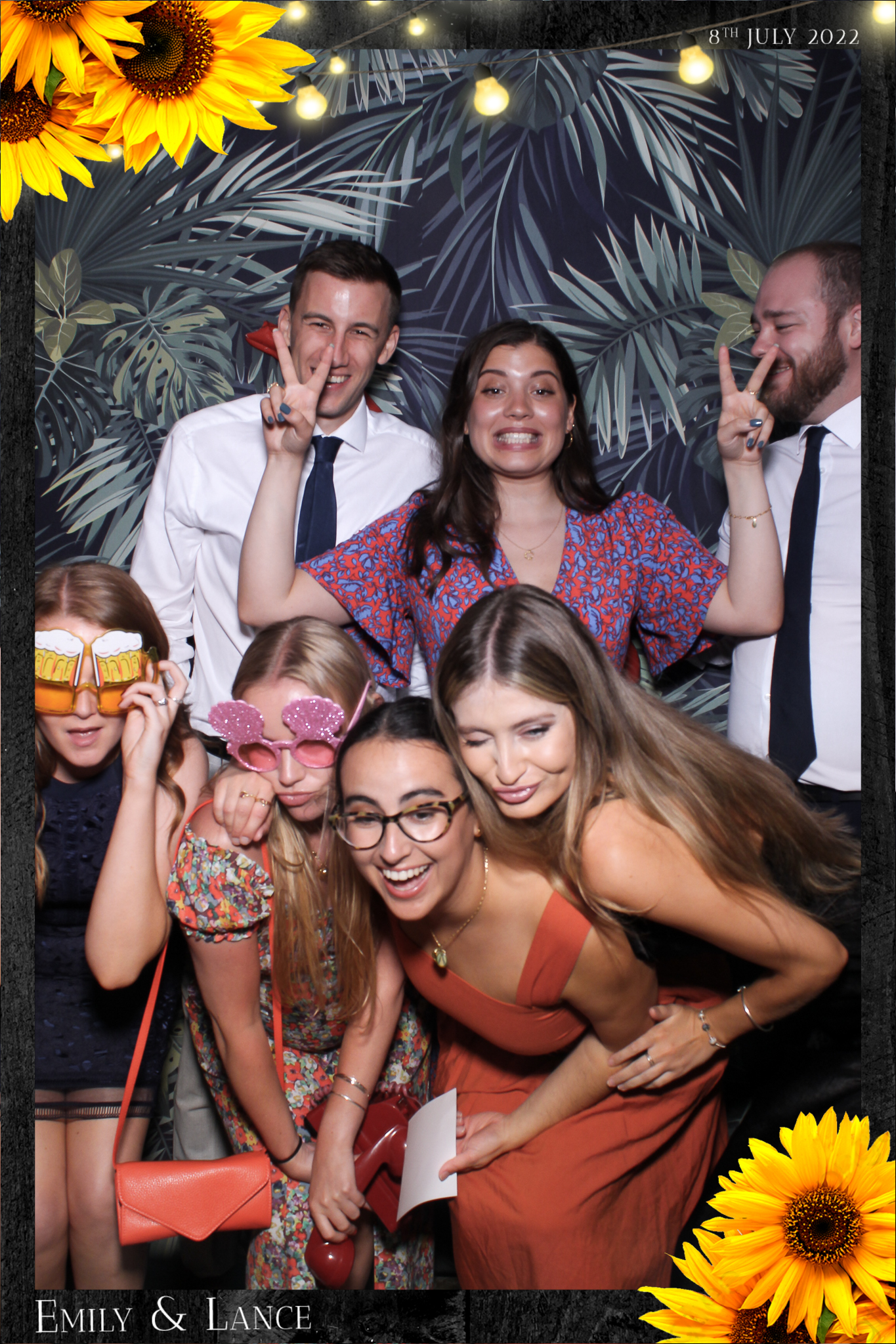 Emily & Lance Wedding - Selfie Mirror | View more photos from the event at gallery.freshbooths.com/u/FreshBooths/Emily-Lance-Wedding-Selfie-Mirror