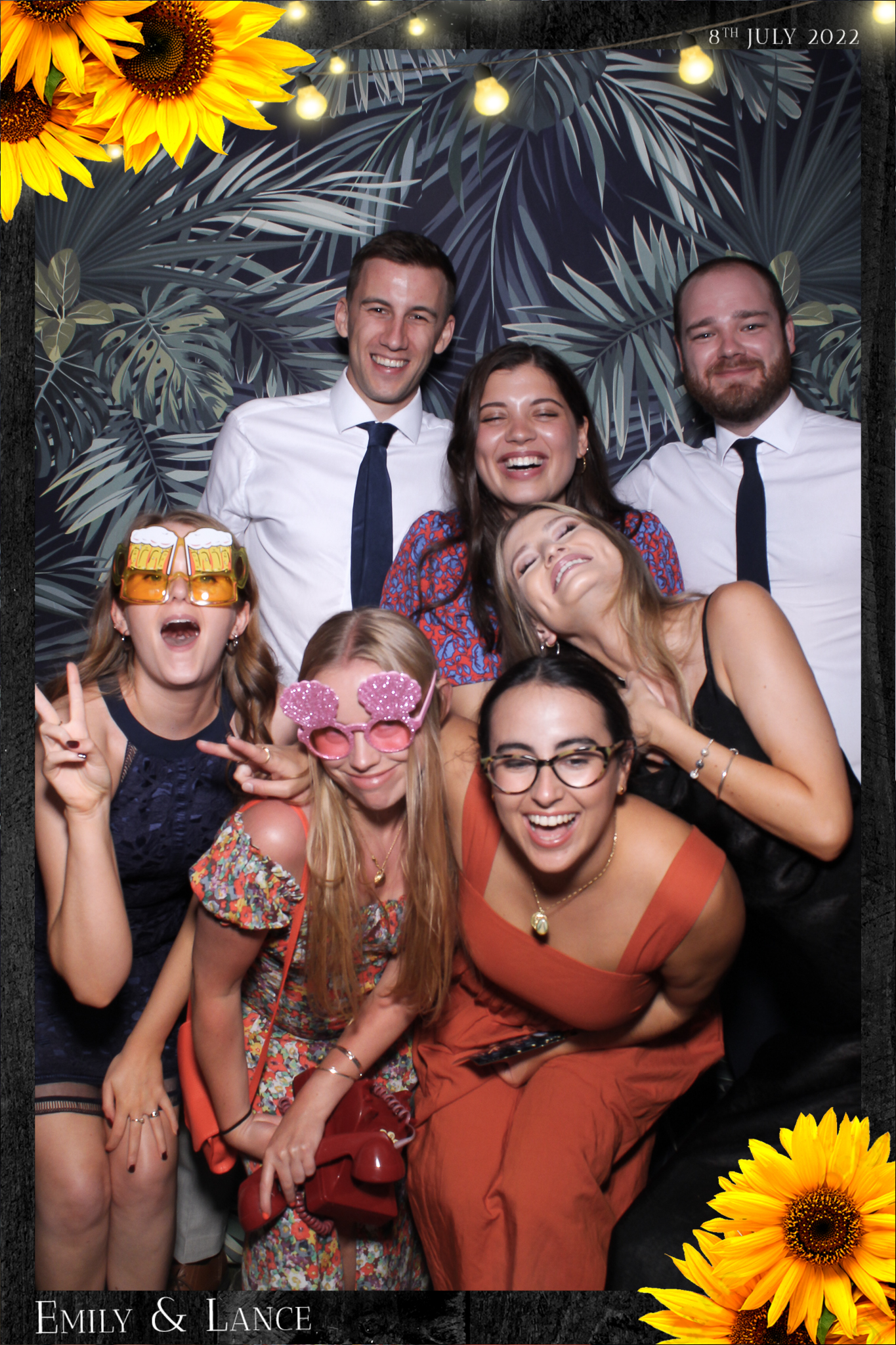 Emily & Lance Wedding - Selfie Mirror | View more photos from the event at gallery.freshbooths.com/u/FreshBooths/Emily-Lance-Wedding-Selfie-Mirror