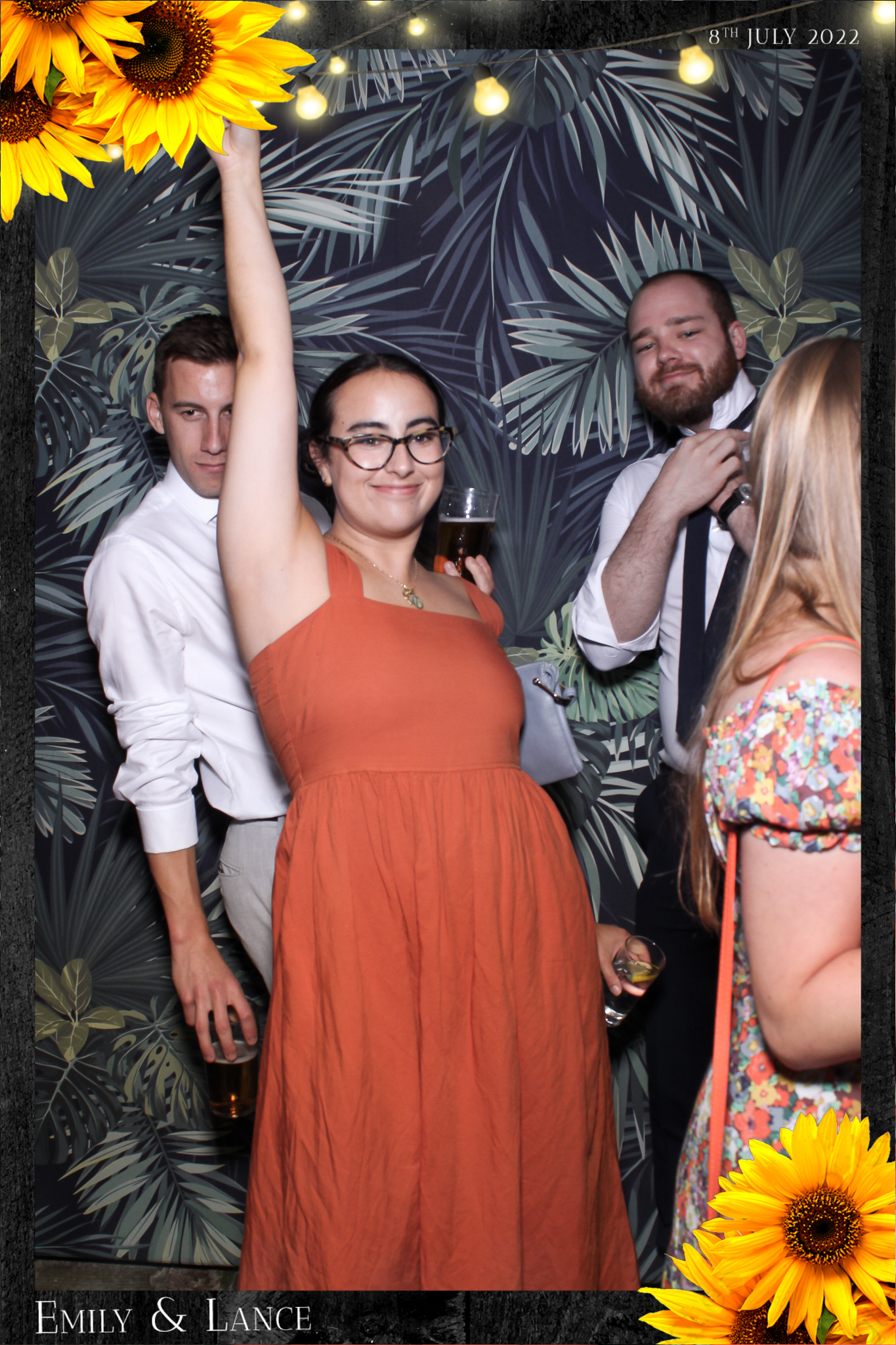 Emily & Lance Wedding - Selfie Mirror | View more photos from the event at gallery.freshbooths.com/u/FreshBooths/Emily-Lance-Wedding-Selfie-Mirror