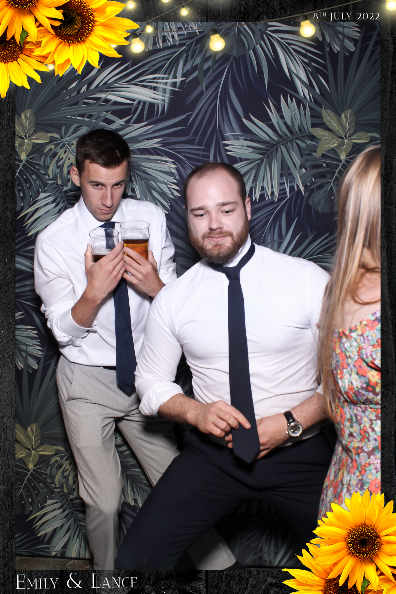 Emily & Lance Wedding - Selfie Mirror | View more photos from the event at gallery.freshbooths.com/u/FreshBooths/Emily-Lance-Wedding-Selfie-Mirror